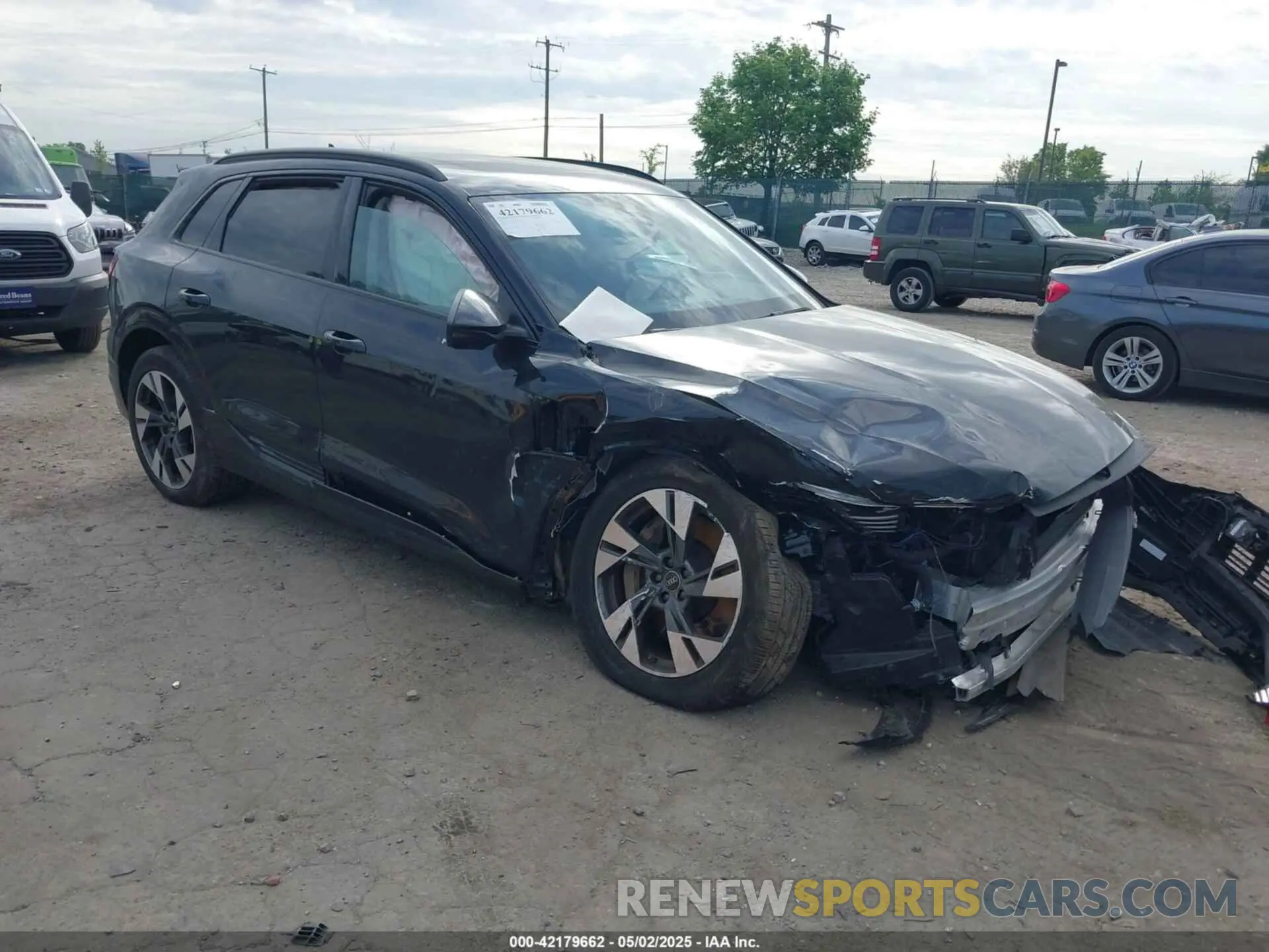 1 Photograph of a damaged car WA1AABGE7NB024560 AUDI E-TRON 2022