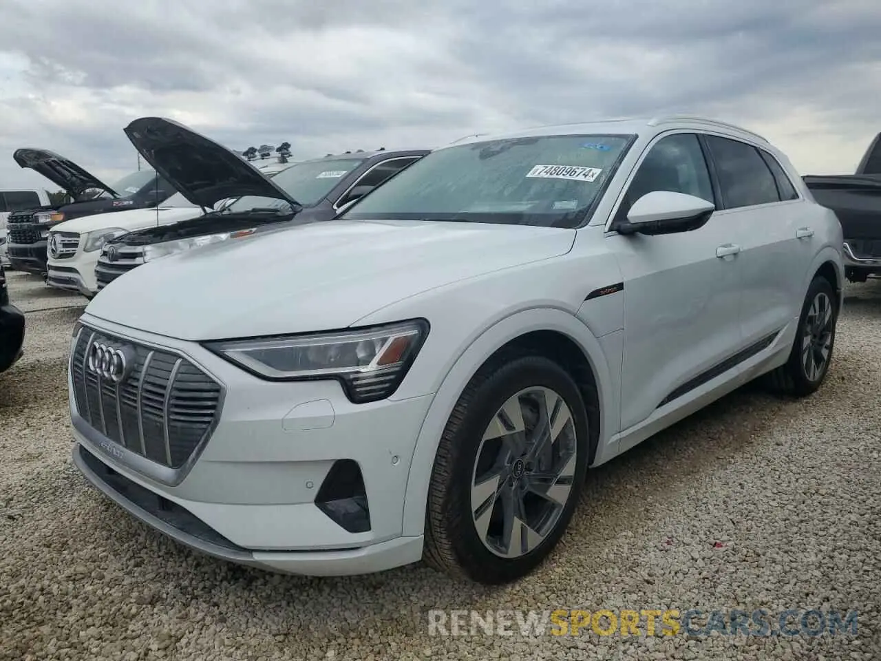 1 Photograph of a damaged car WA1LAAGE0NB033605 AUDI E-TRON 2022