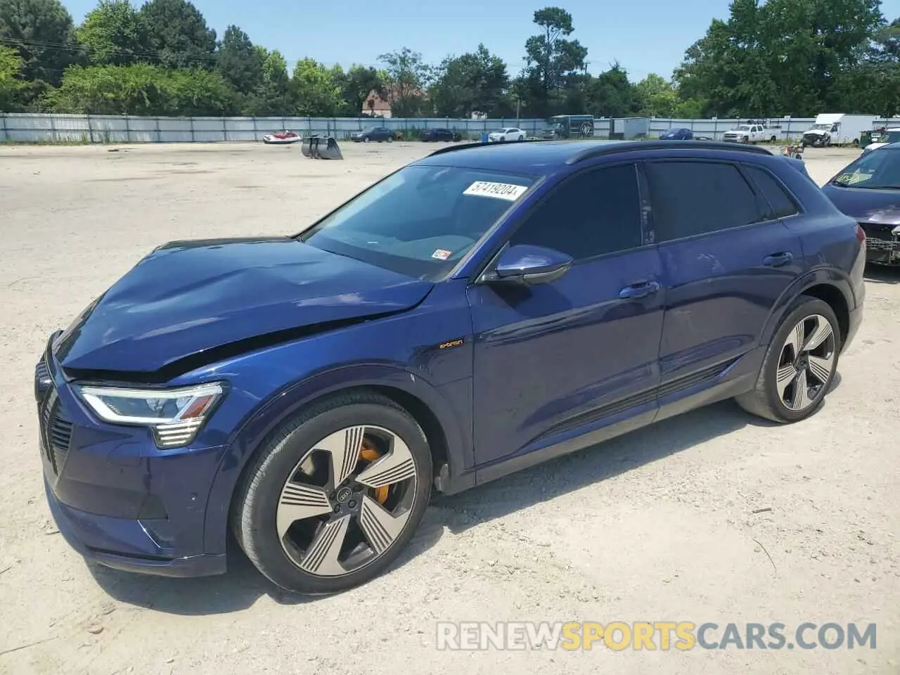 1 Photograph of a damaged car WA1LAAGE4NB008075 AUDI E-TRON 2022