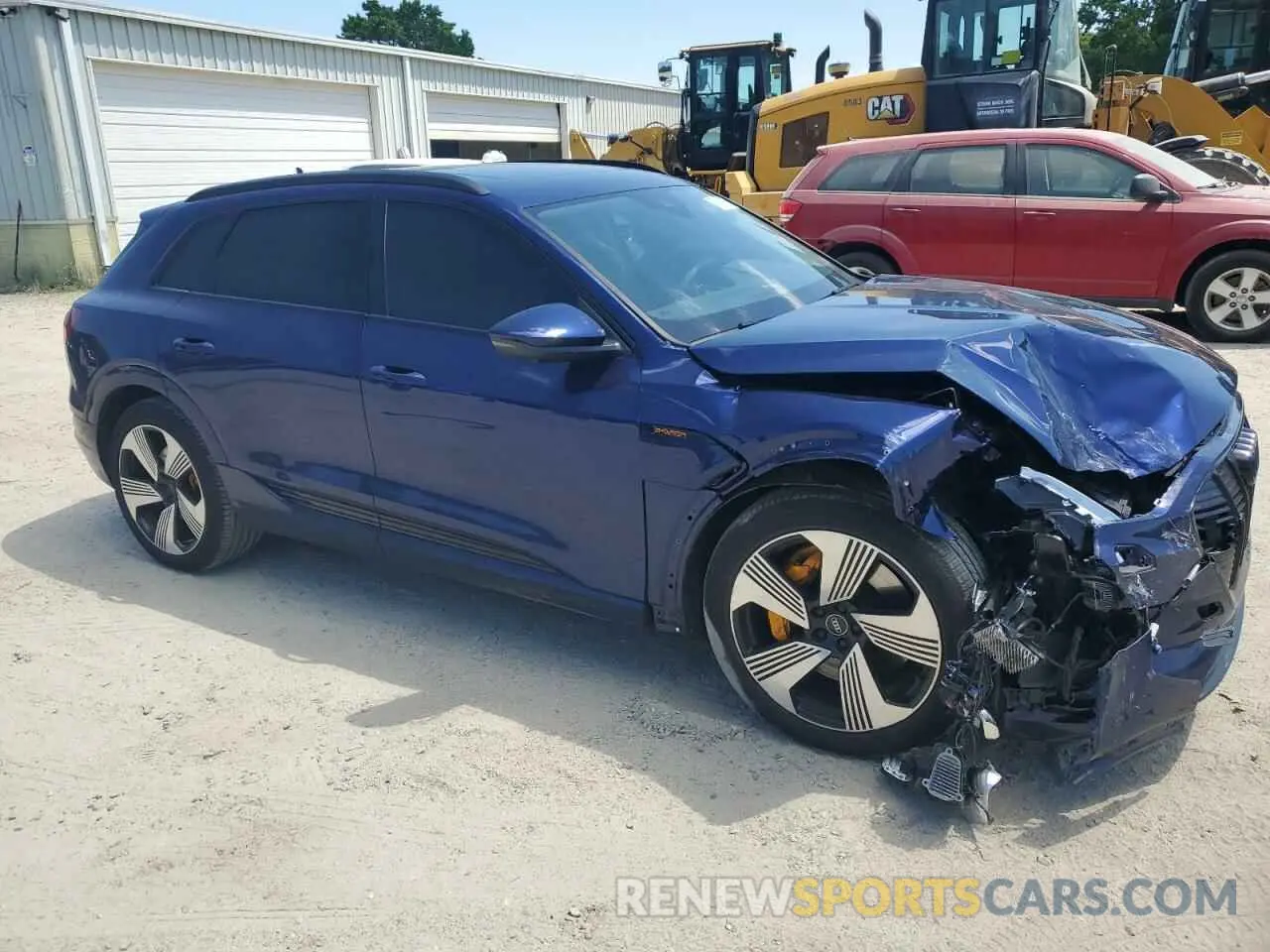 4 Photograph of a damaged car WA1LAAGE4NB008075 AUDI E-TRON 2022