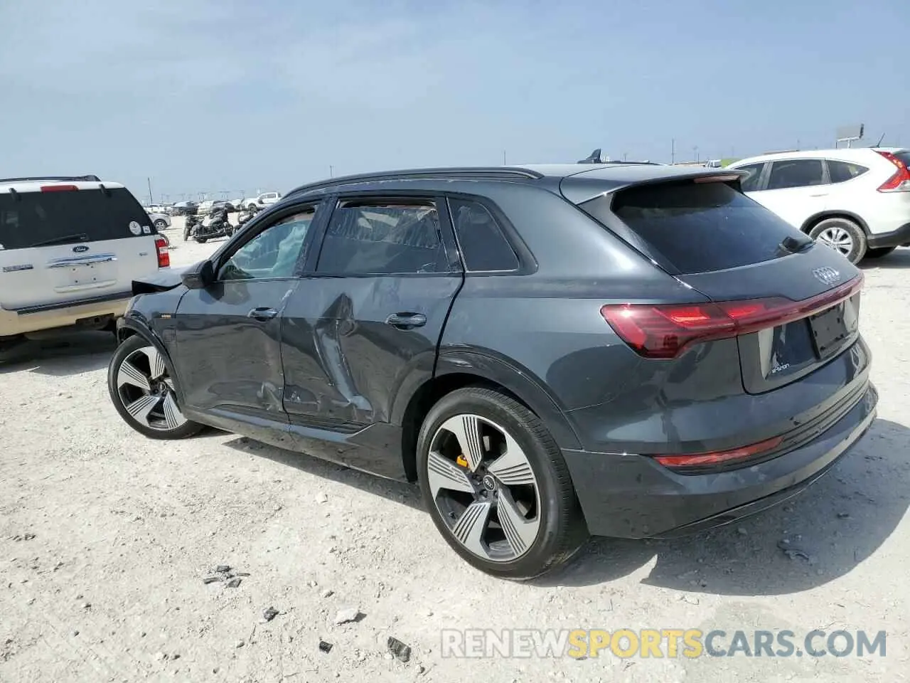 2 Photograph of a damaged car WA1LAAGE6NB010328 AUDI E-TRON 2022