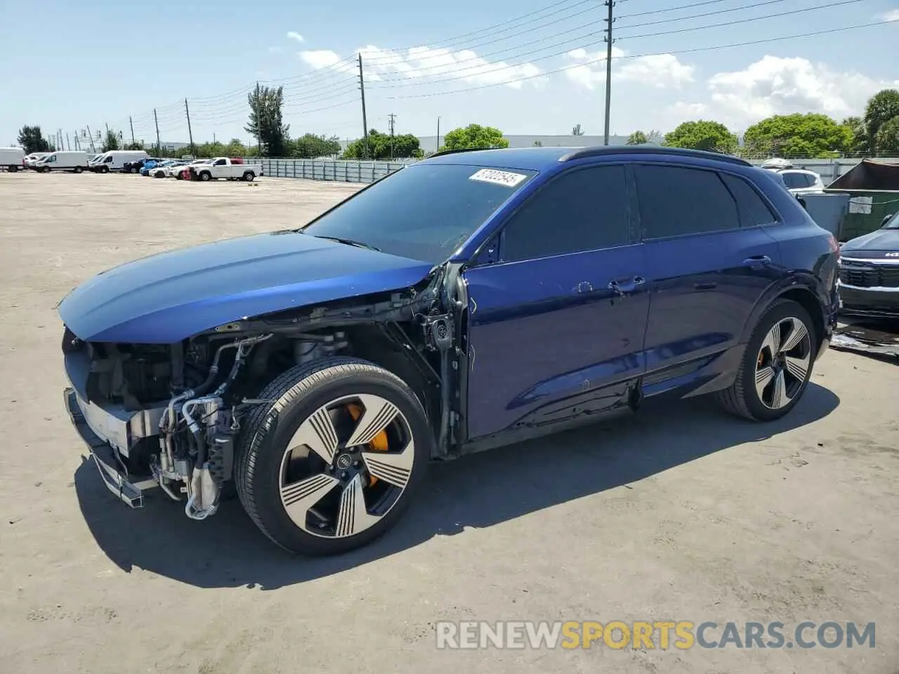 1 Photograph of a damaged car WA1LAAGE8NB019712 AUDI E-TRON 2022