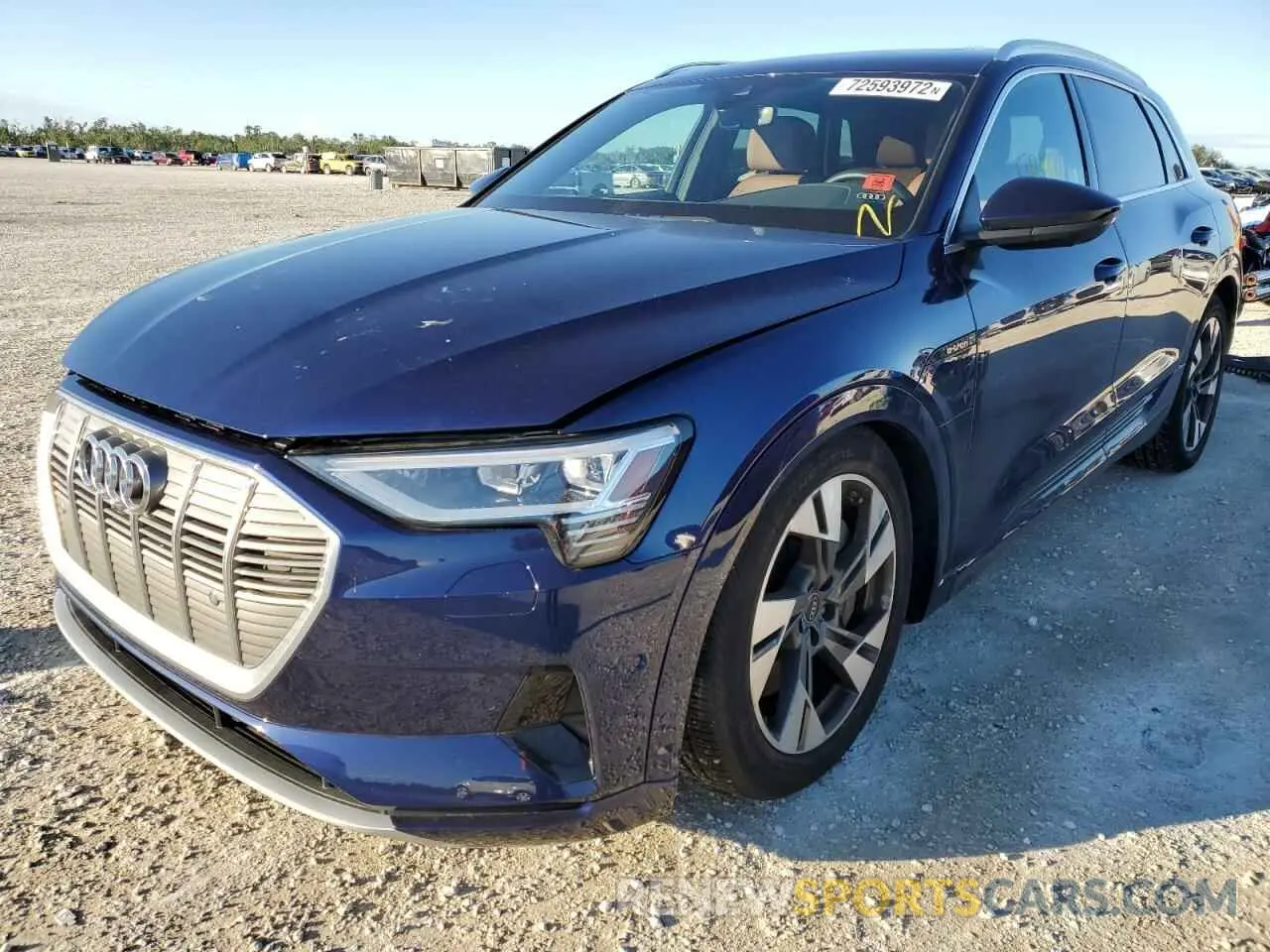 1 Photograph of a damaged car WA1LAAGE8NB030872 AUDI E-TRON 2022