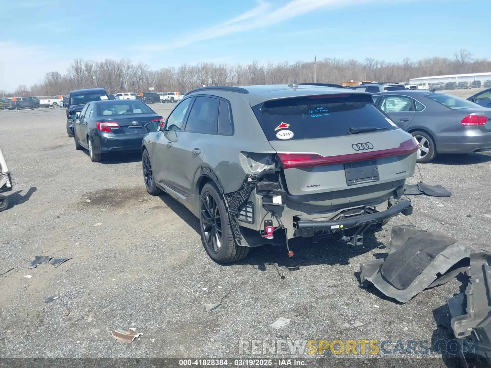 3 Photograph of a damaged car WA1VABGEXNB024392 AUDI E-TRON 2022