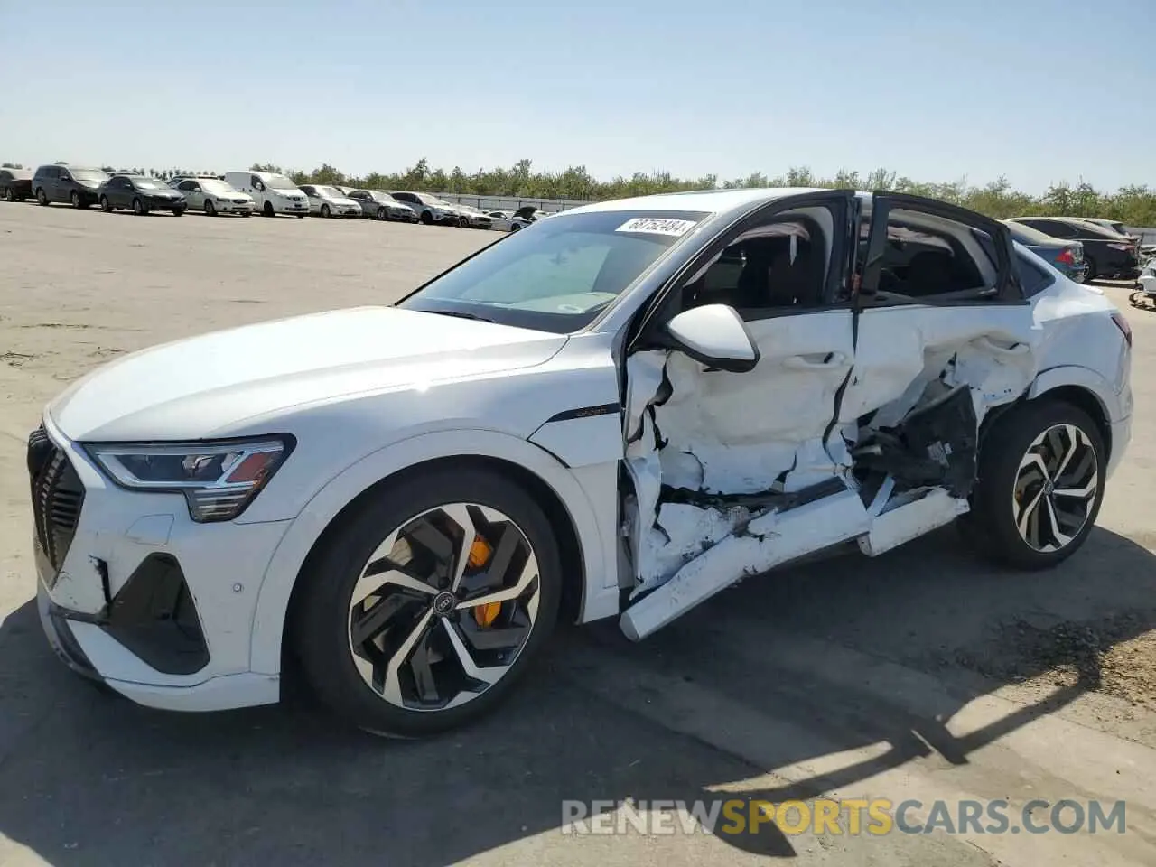 1 Photograph of a damaged car WA12AAGE4PB025635 AUDI E-TRON 2023