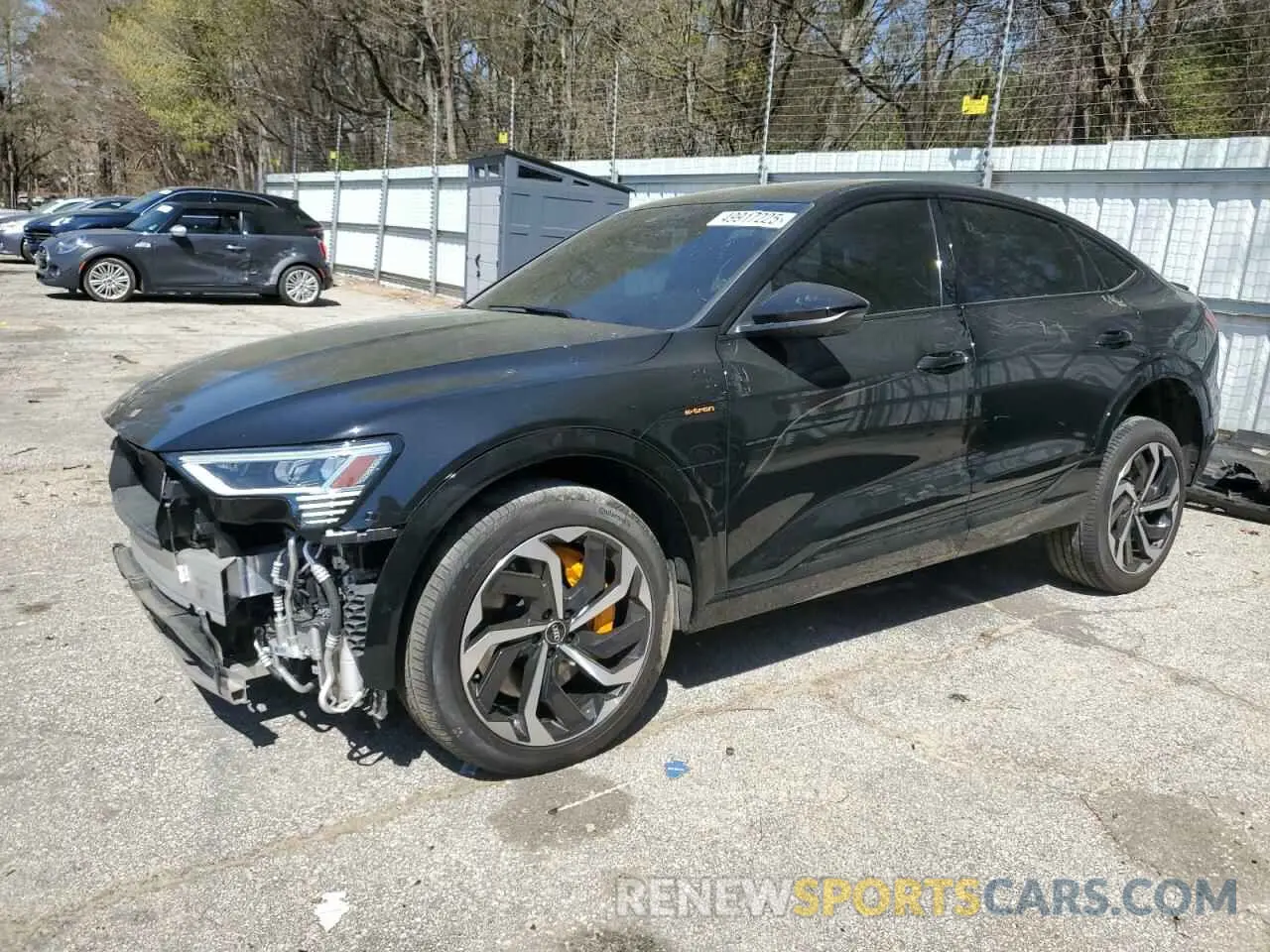 1 Photograph of a damaged car WA12AAGE5PB023649 AUDI E-TRON 2023