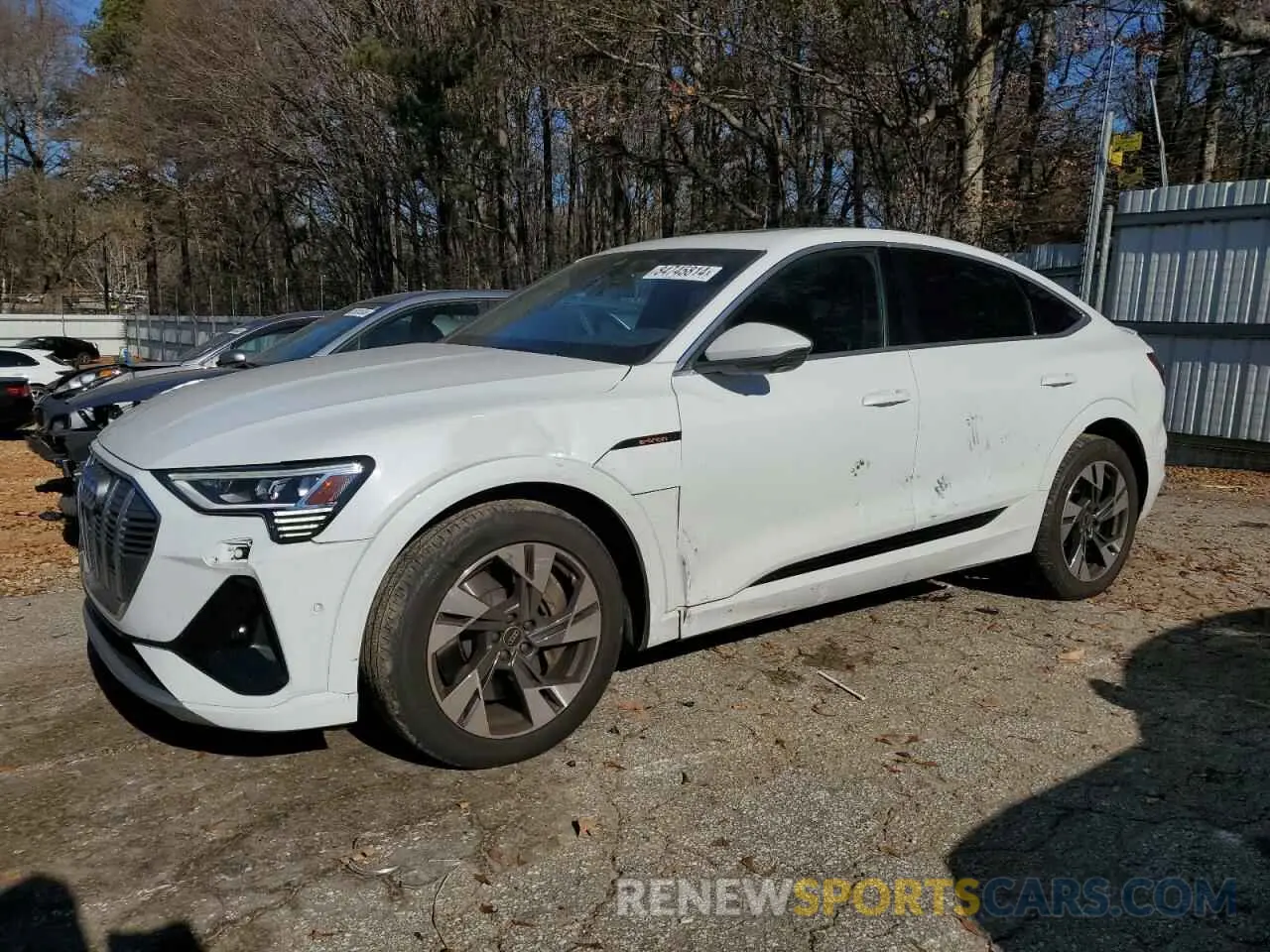 1 Photograph of a damaged car WA12AAGE8PB007462 AUDI E-TRON 2023