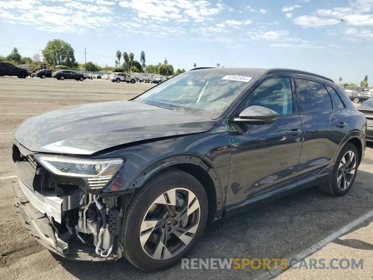 1 Photograph of a damaged car WA1AAAGE1PB025748 AUDI E-TRON 2023