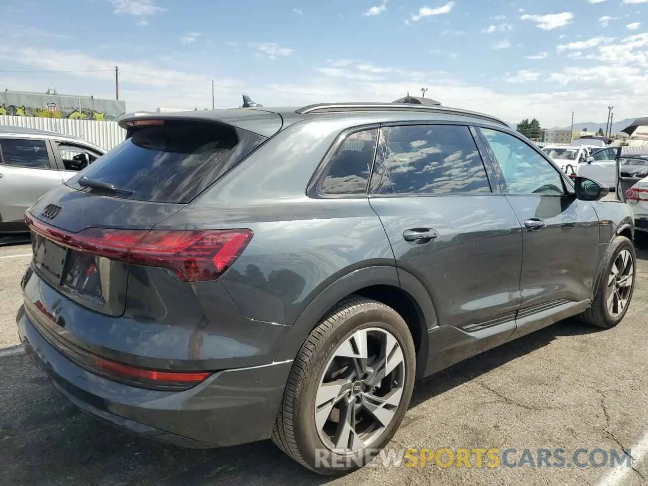 3 Photograph of a damaged car WA1AAAGE1PB025748 AUDI E-TRON 2023
