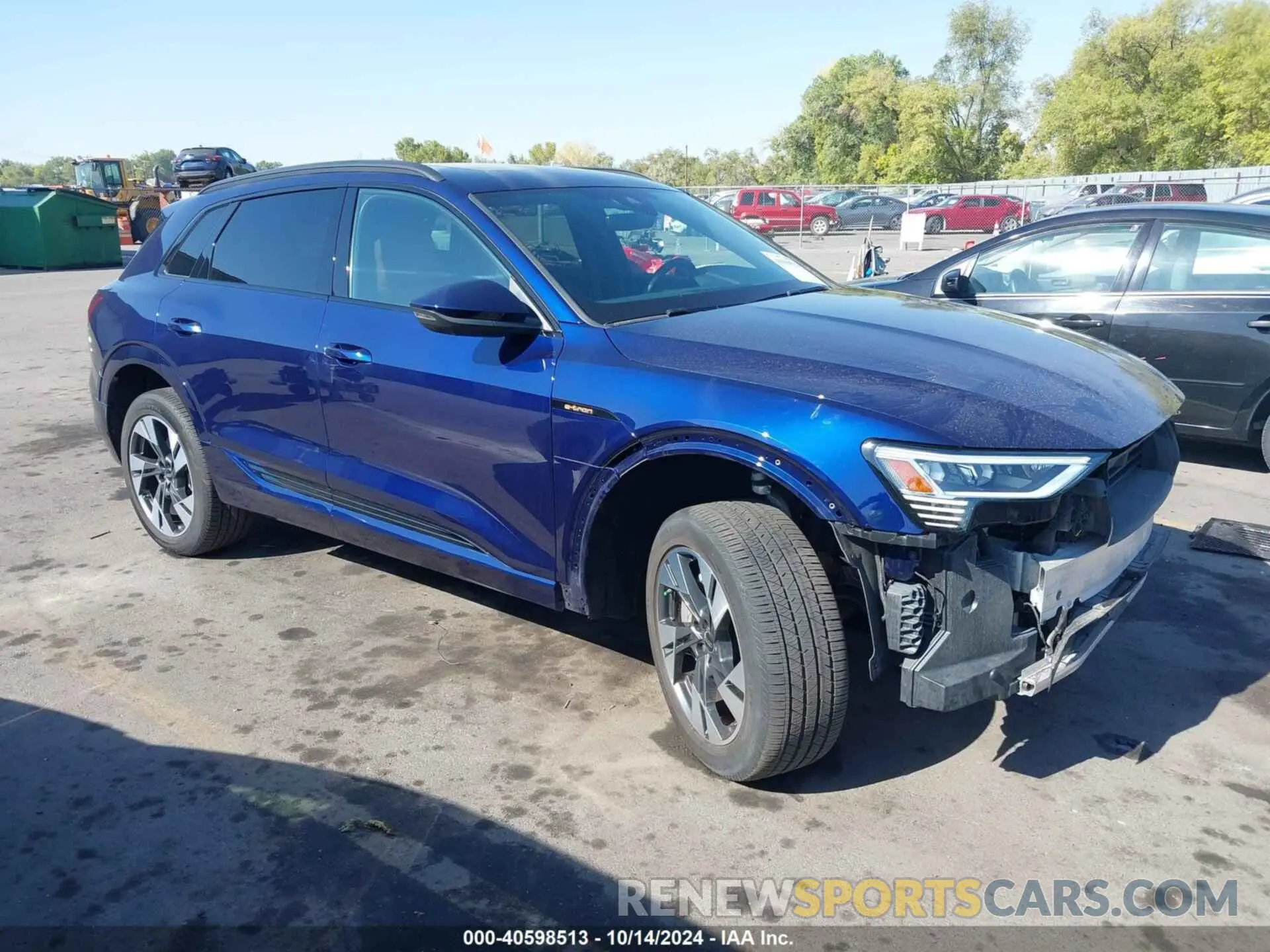 1 Photograph of a damaged car WA1AAAGE2PB014127 AUDI E-TRON 2023