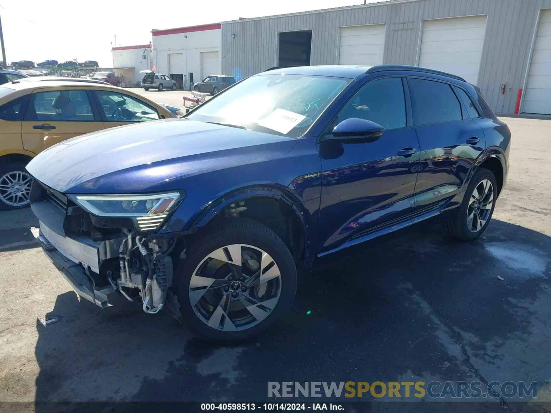 2 Photograph of a damaged car WA1AAAGE2PB014127 AUDI E-TRON 2023
