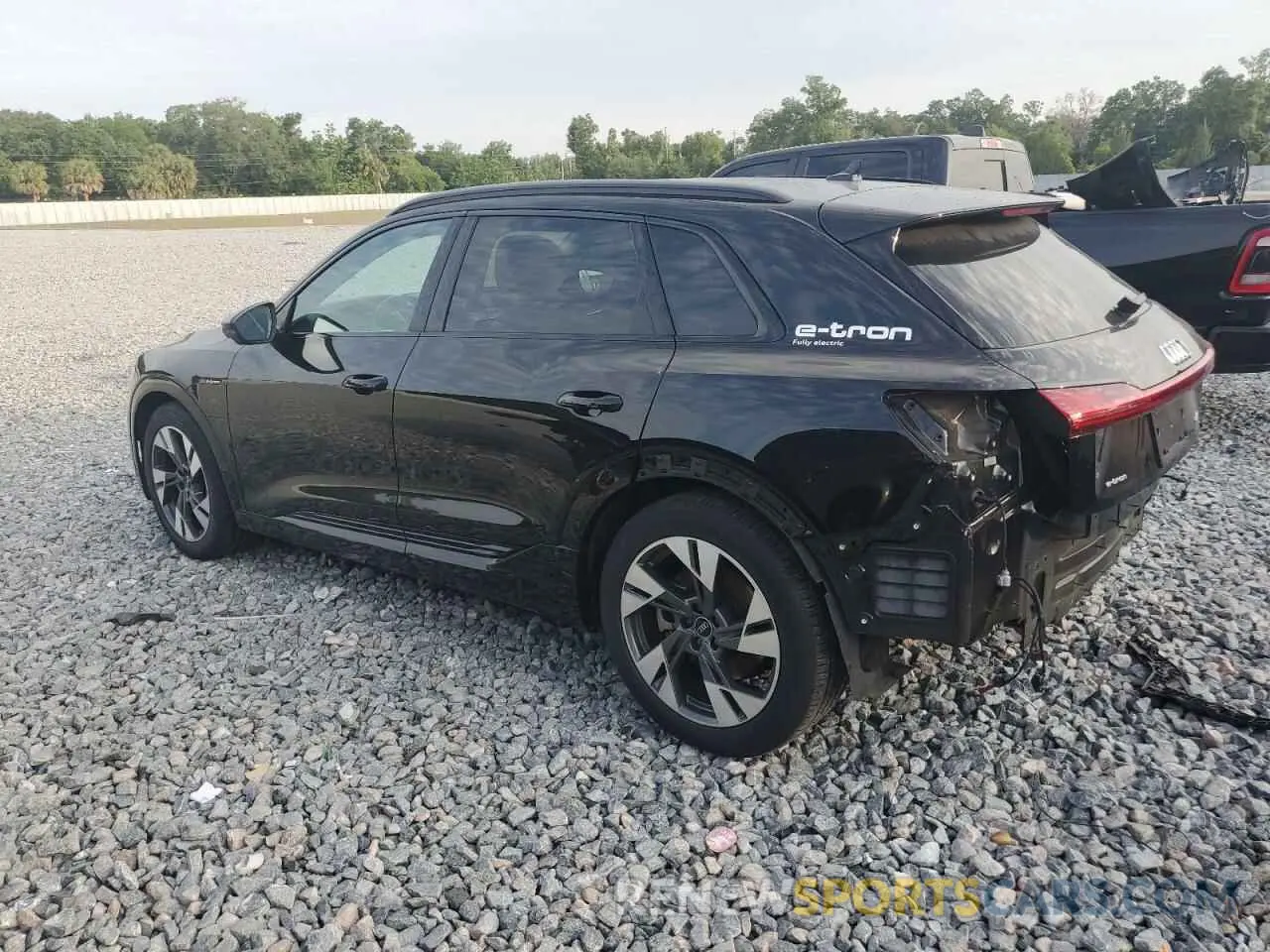 2 Photograph of a damaged car WA1AAAGE3PB025279 AUDI E-TRON 2023