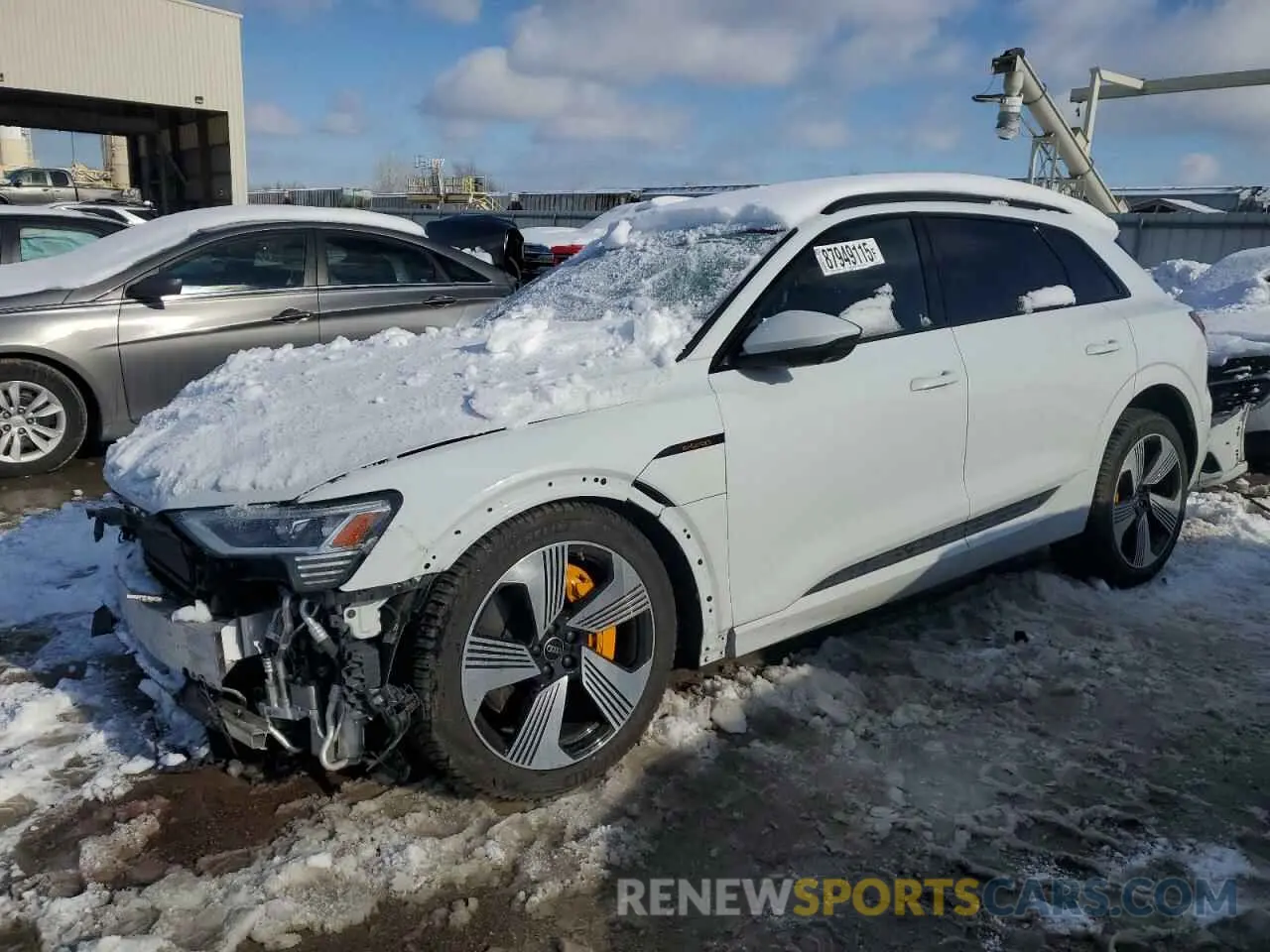 1 Photograph of a damaged car WA1LAAGE2PB016954 AUDI E-TRON 2023