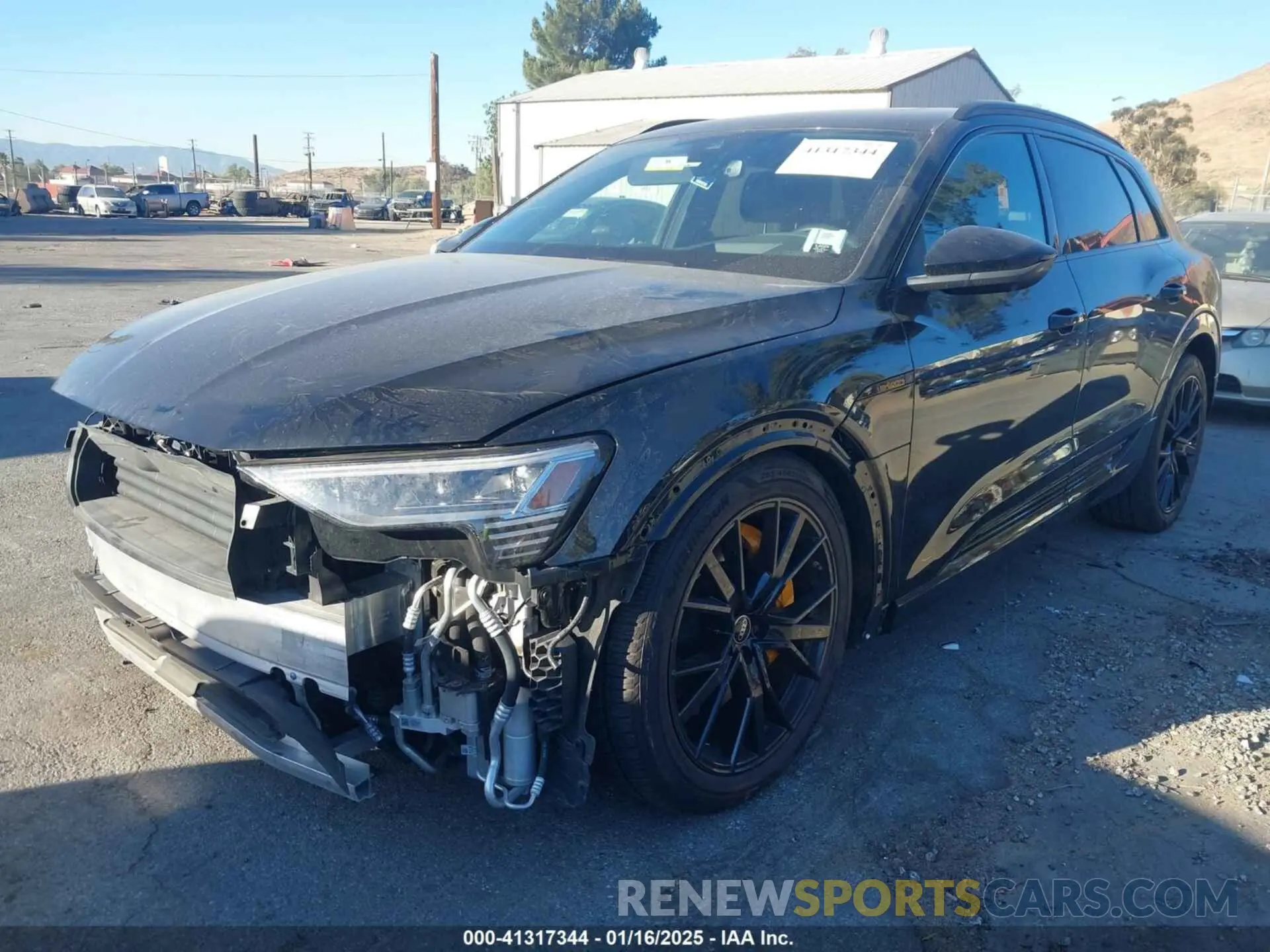 2 Photograph of a damaged car WA1VABGE7PB007536 AUDI E-TRON 2023