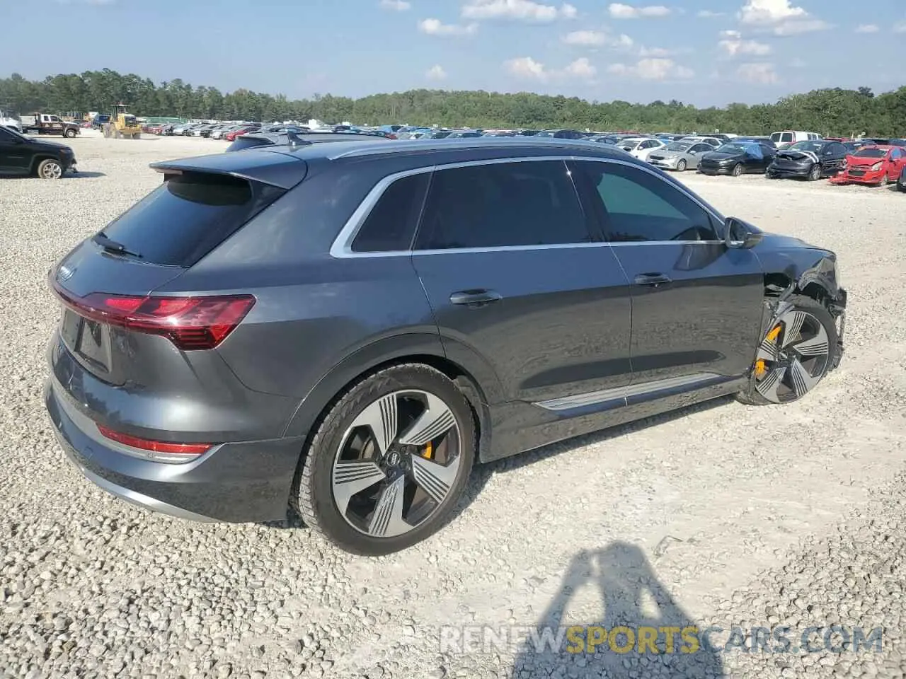 3 Photograph of a damaged car WA1VAAGE1KB006711 AUDI E-TRON CHR 2019
