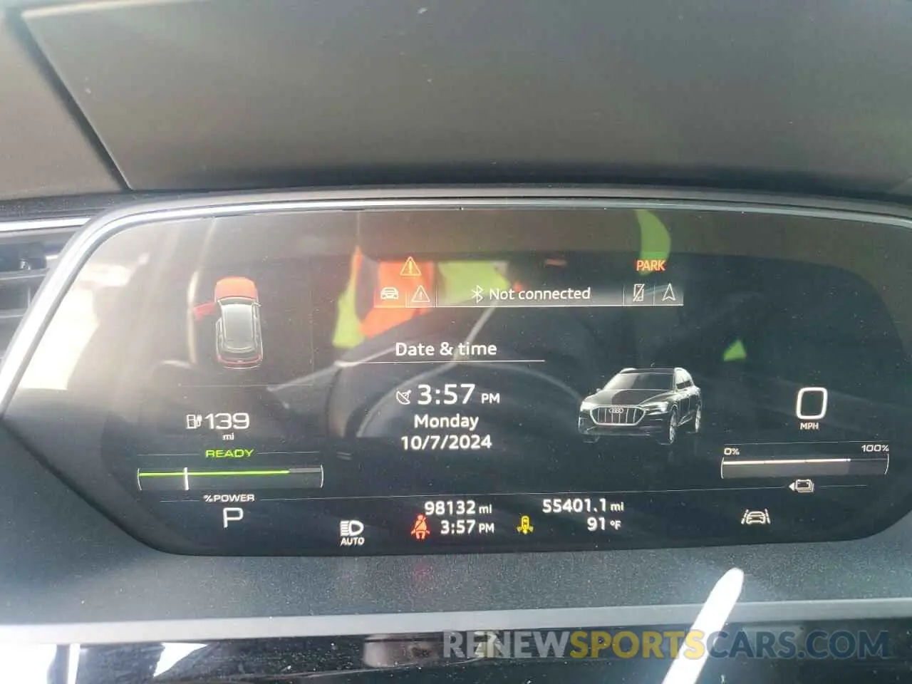 9 Photograph of a damaged car WA1VAAGE1KB006711 AUDI E-TRON CHR 2019