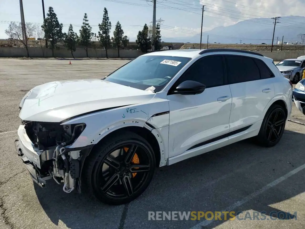 1 Photograph of a damaged car WA1VABGE1NB032624 AUDI E-TRON CHR 2022