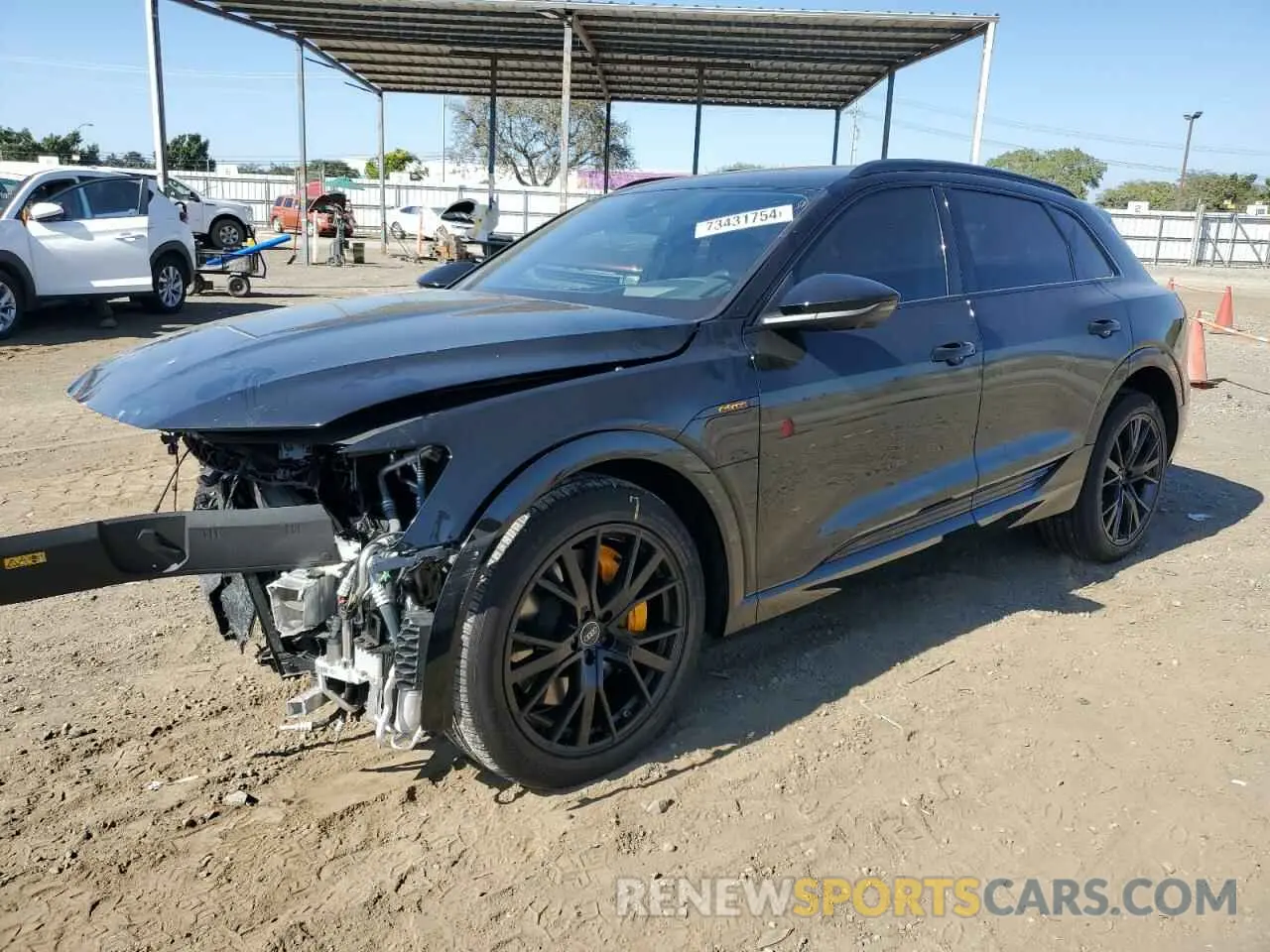 1 Photograph of a damaged car WA1VABGEXNB012047 AUDI E-TRON CHR 2022