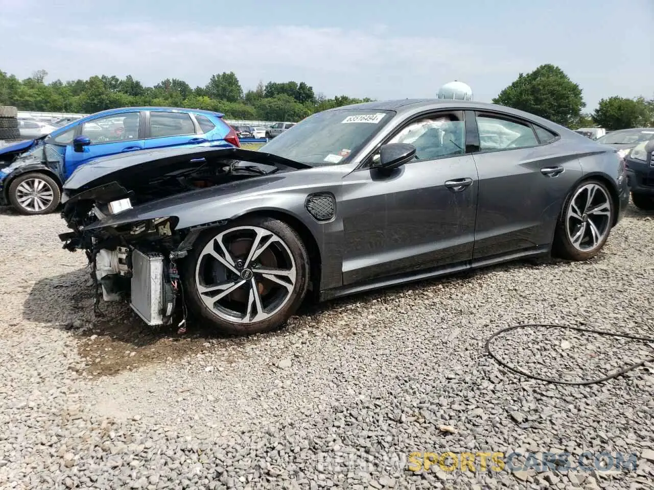 1 Photograph of a damaged car WAUCJBFW5N7004381 AUDI E-TRON GT 2022