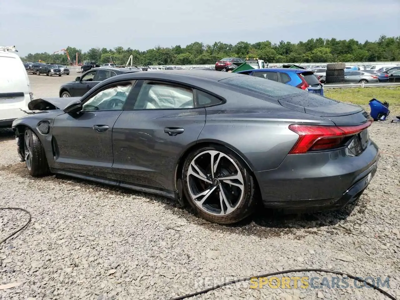 2 Photograph of a damaged car WAUCJBFW5N7004381 AUDI E-TRON GT 2022