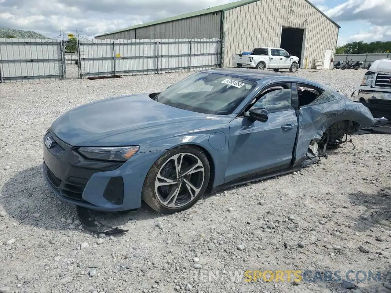 1 Photograph of a damaged car WAUEJBFW0N7009075 AUDI E-TRON GT 2022