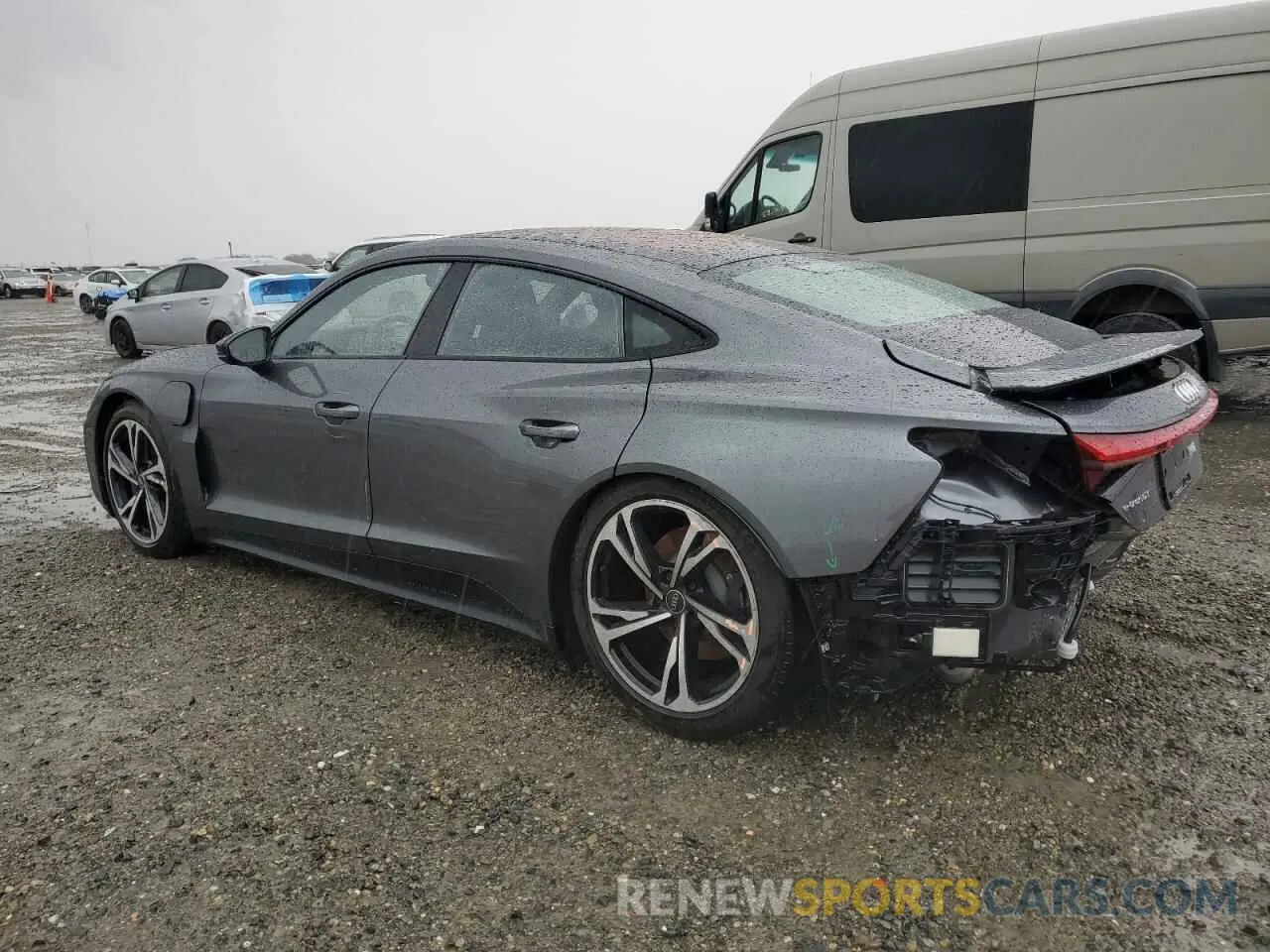2 Photograph of a damaged car WAUEJBFW6N7000932 AUDI E-TRON GT 2022