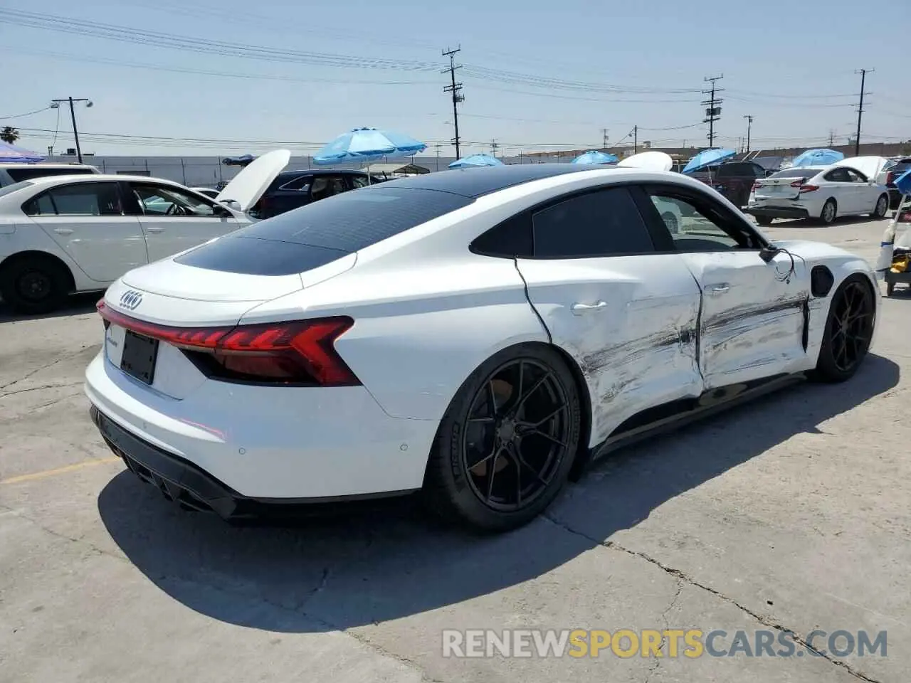 3 Photograph of a damaged car WAUEJBFW8N7001600 AUDI E-TRON GT 2022