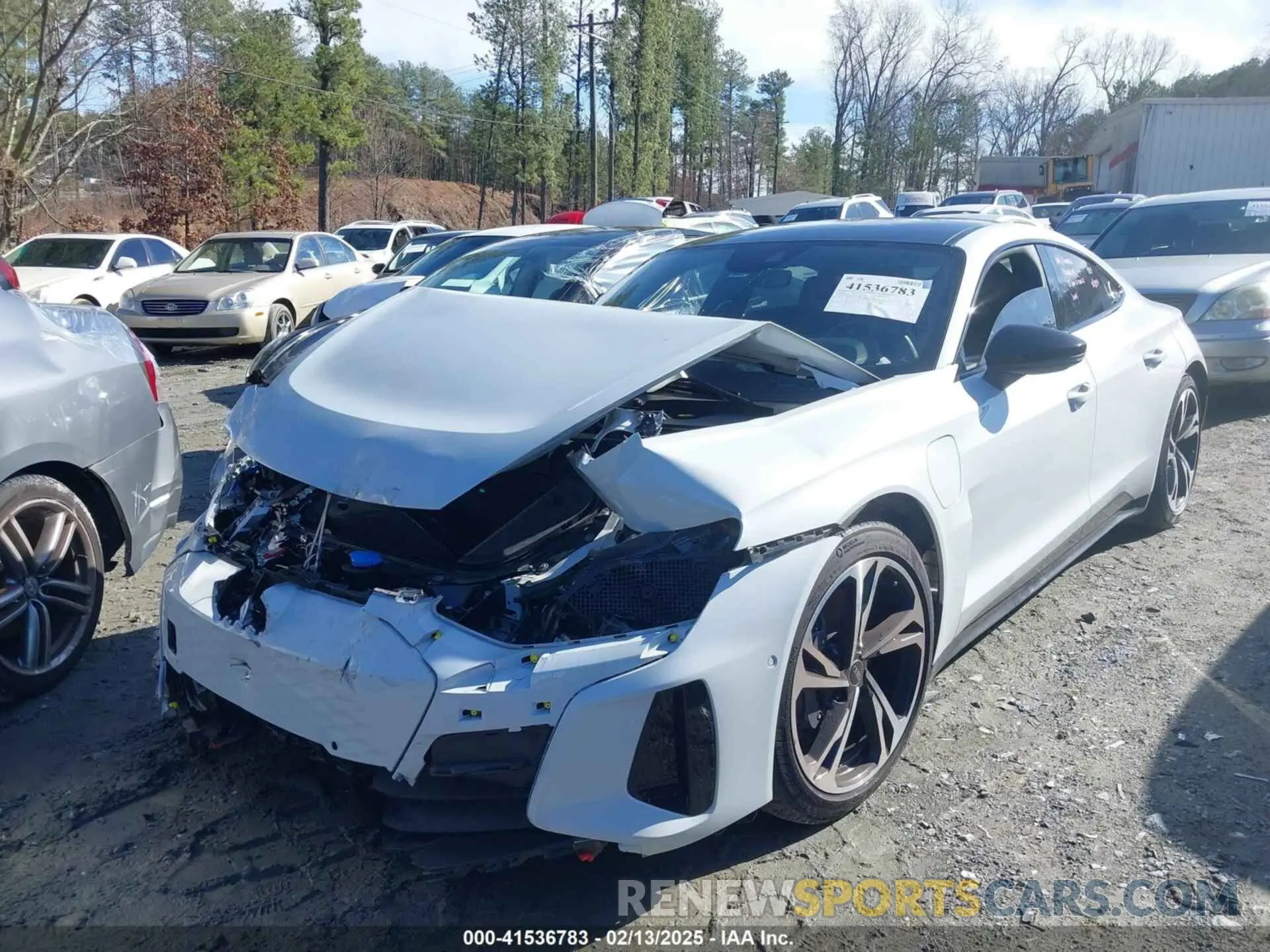 2 Photograph of a damaged car WAUEJBFWXN7009696 AUDI E-TRON GT 2022