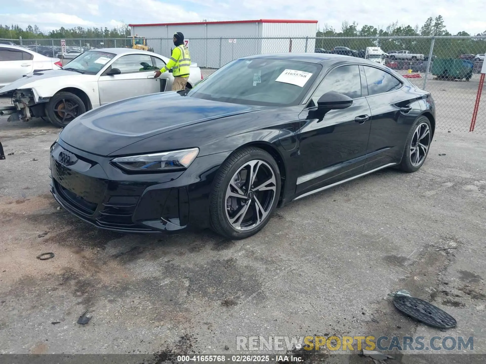 2 Photograph of a damaged car WAUCJBFW3P7000882 AUDI E-TRON GT 2023