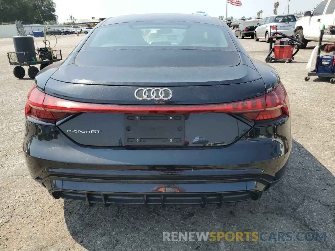 6 Photograph of a damaged car WAUDJBFWXP7003055 AUDI E-TRON GT 2023