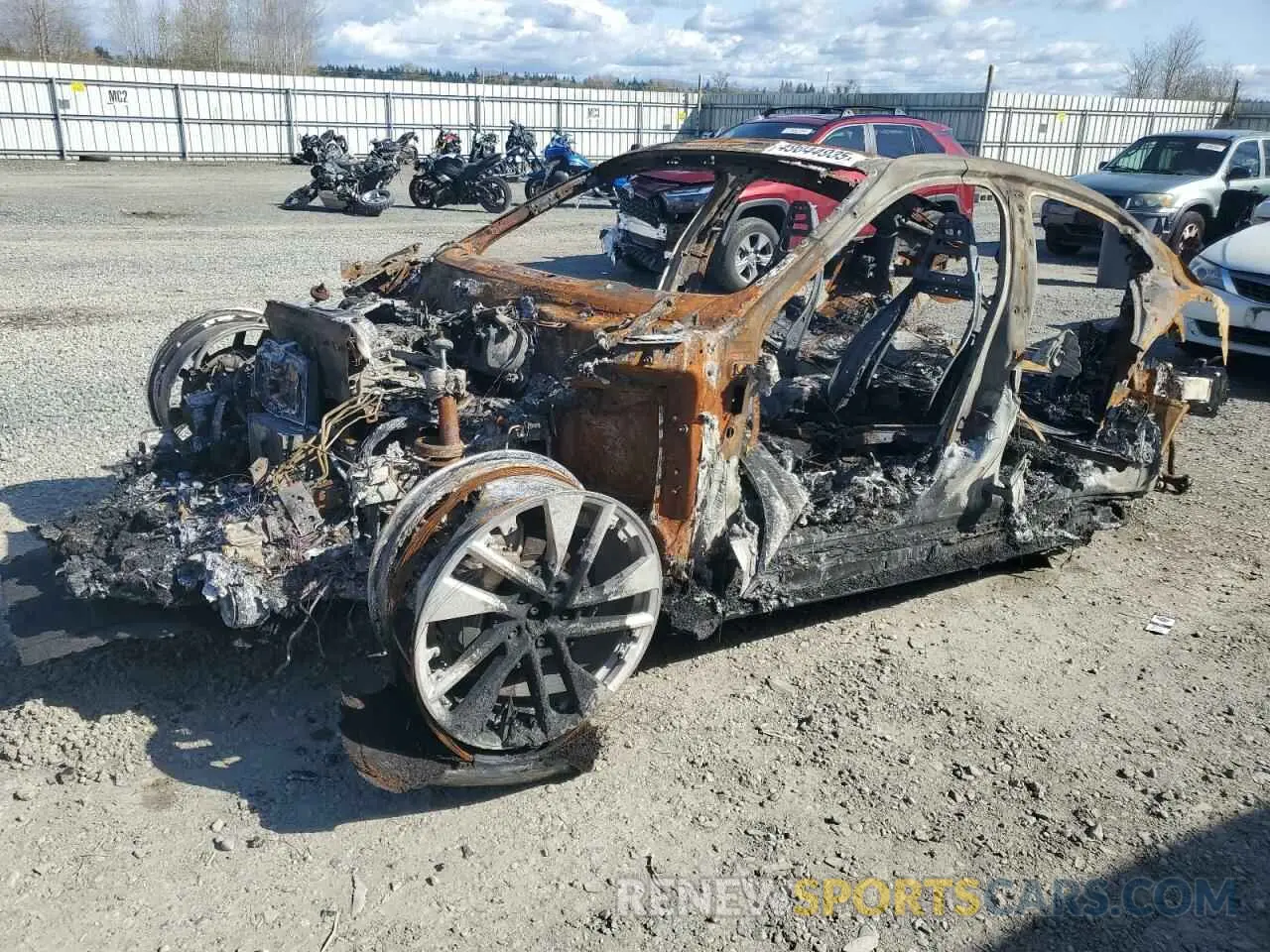 1 Photograph of a damaged car WAUEJBFW0P7002226 AUDI E-TRON GT 2023