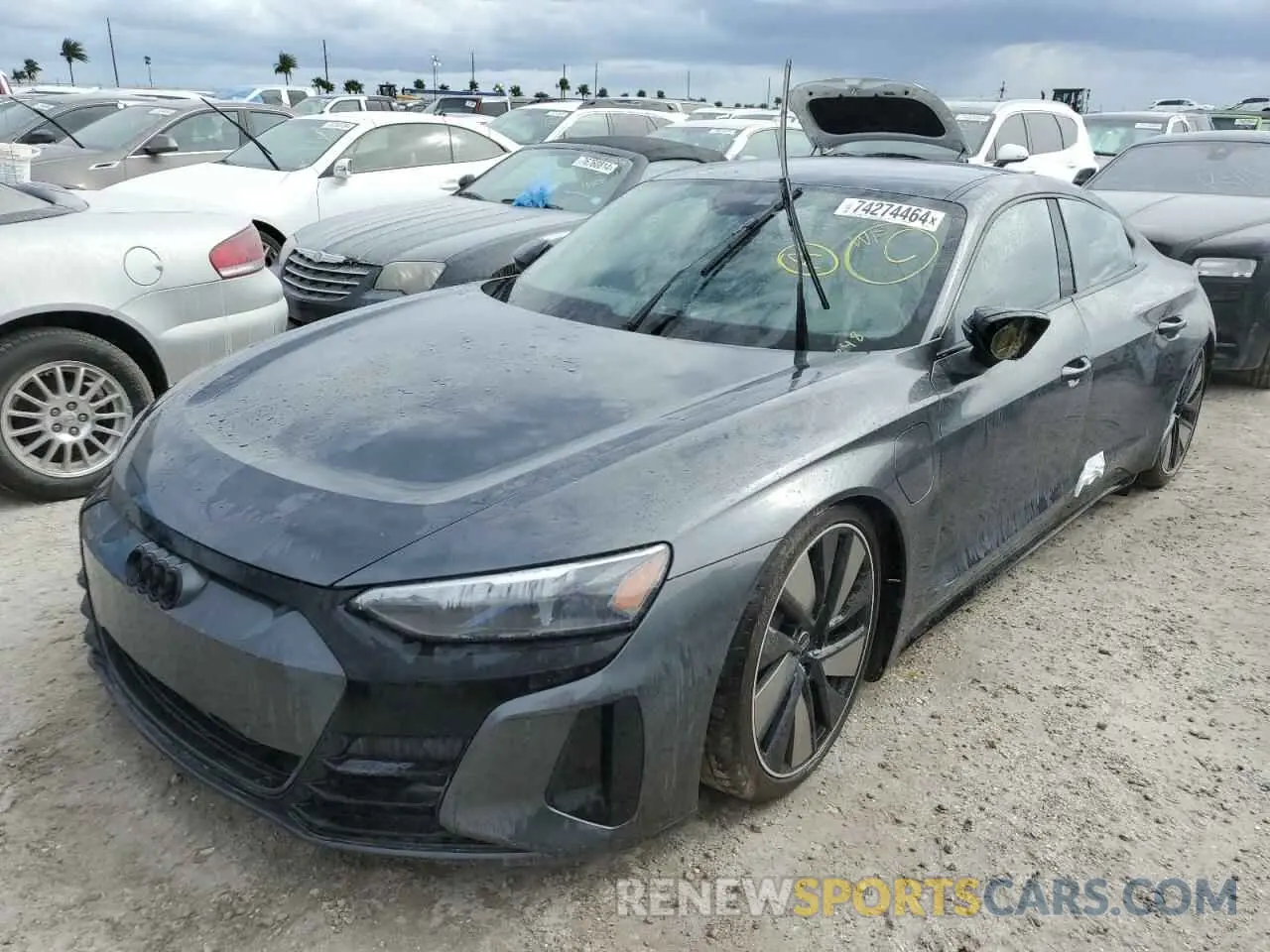 1 Photograph of a damaged car WAUEJBFW3P7006724 AUDI E-TRON GT 2023