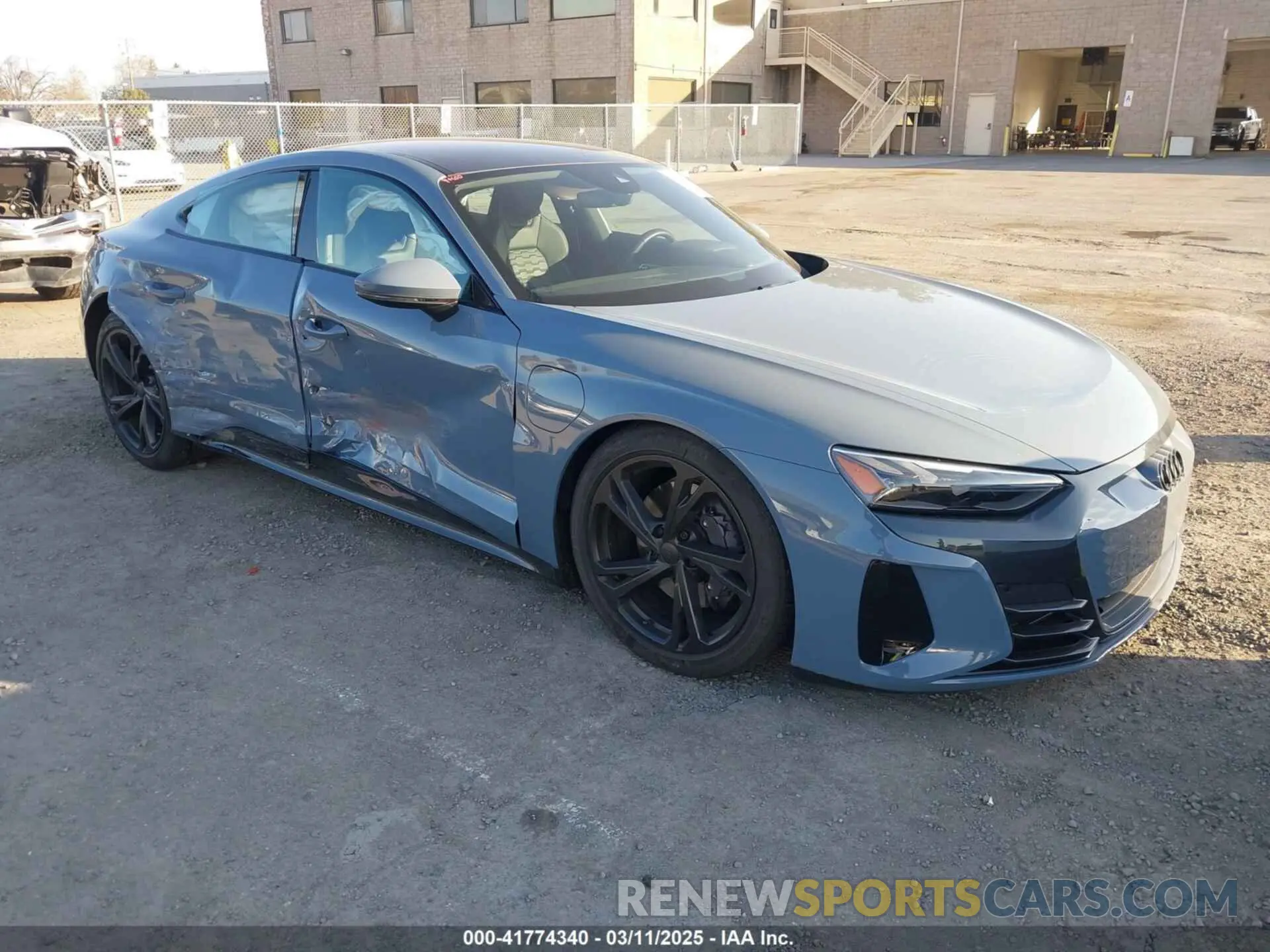 1 Photograph of a damaged car WAUFJBFW3P7006811 AUDI E-TRON GT 2023