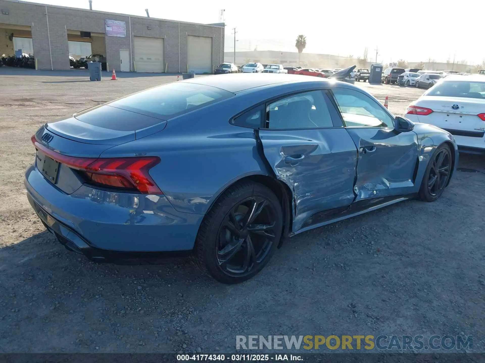4 Photograph of a damaged car WAUFJBFW3P7006811 AUDI E-TRON GT 2023