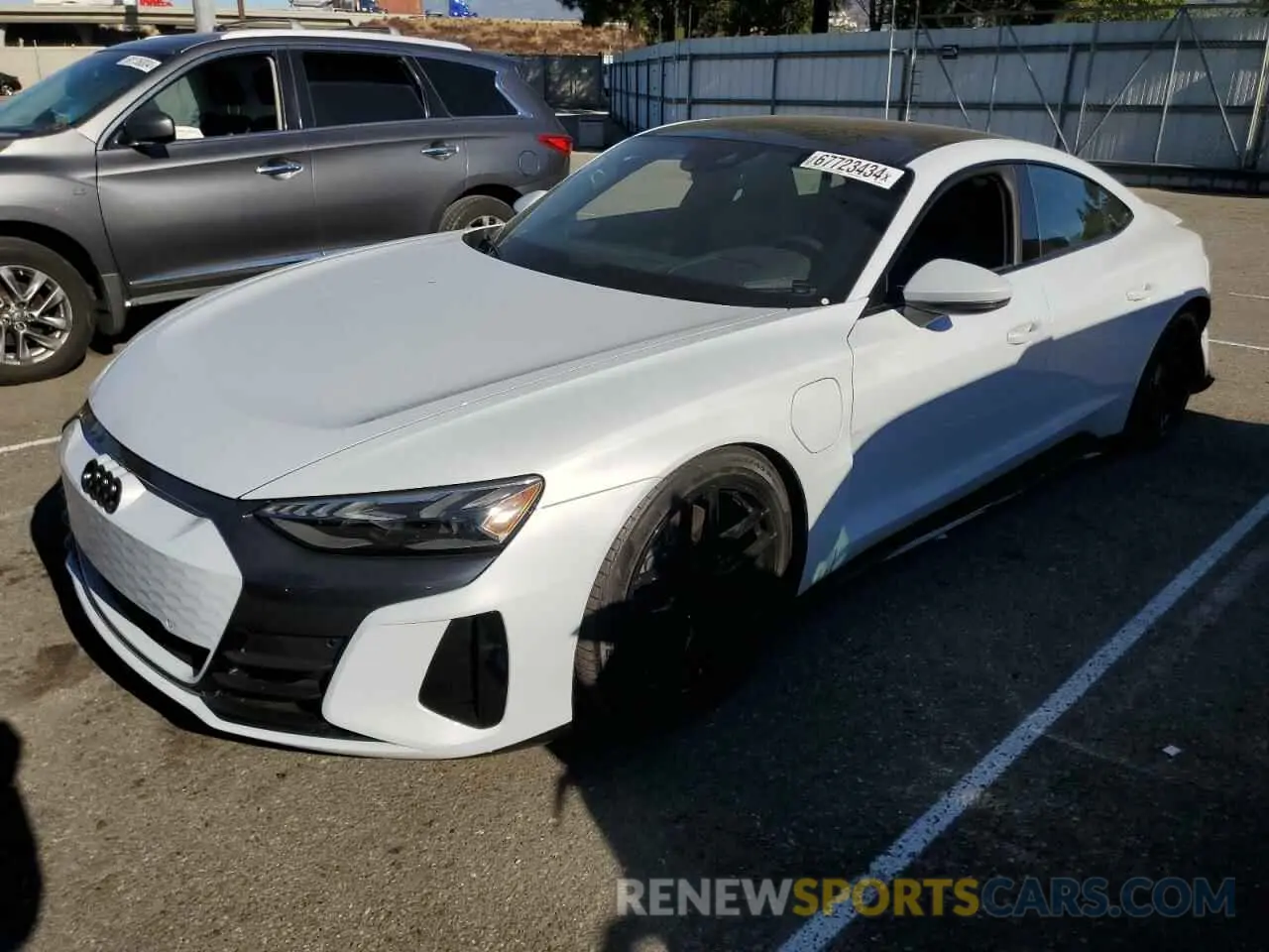1 Photograph of a damaged car WAUFJBFW4P7007353 AUDI E-TRON GT 2023