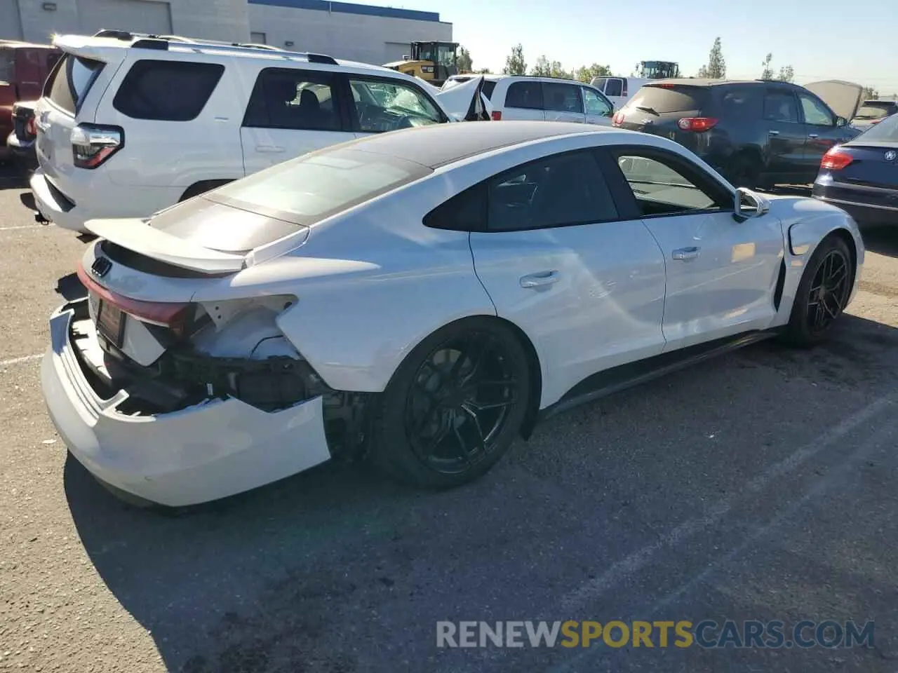 3 Photograph of a damaged car WAUFJBFW4P7007353 AUDI E-TRON GT 2023