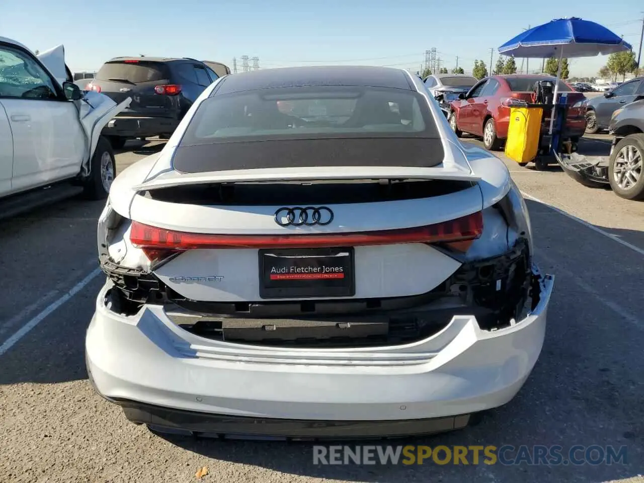 6 Photograph of a damaged car WAUFJBFW4P7007353 AUDI E-TRON GT 2023