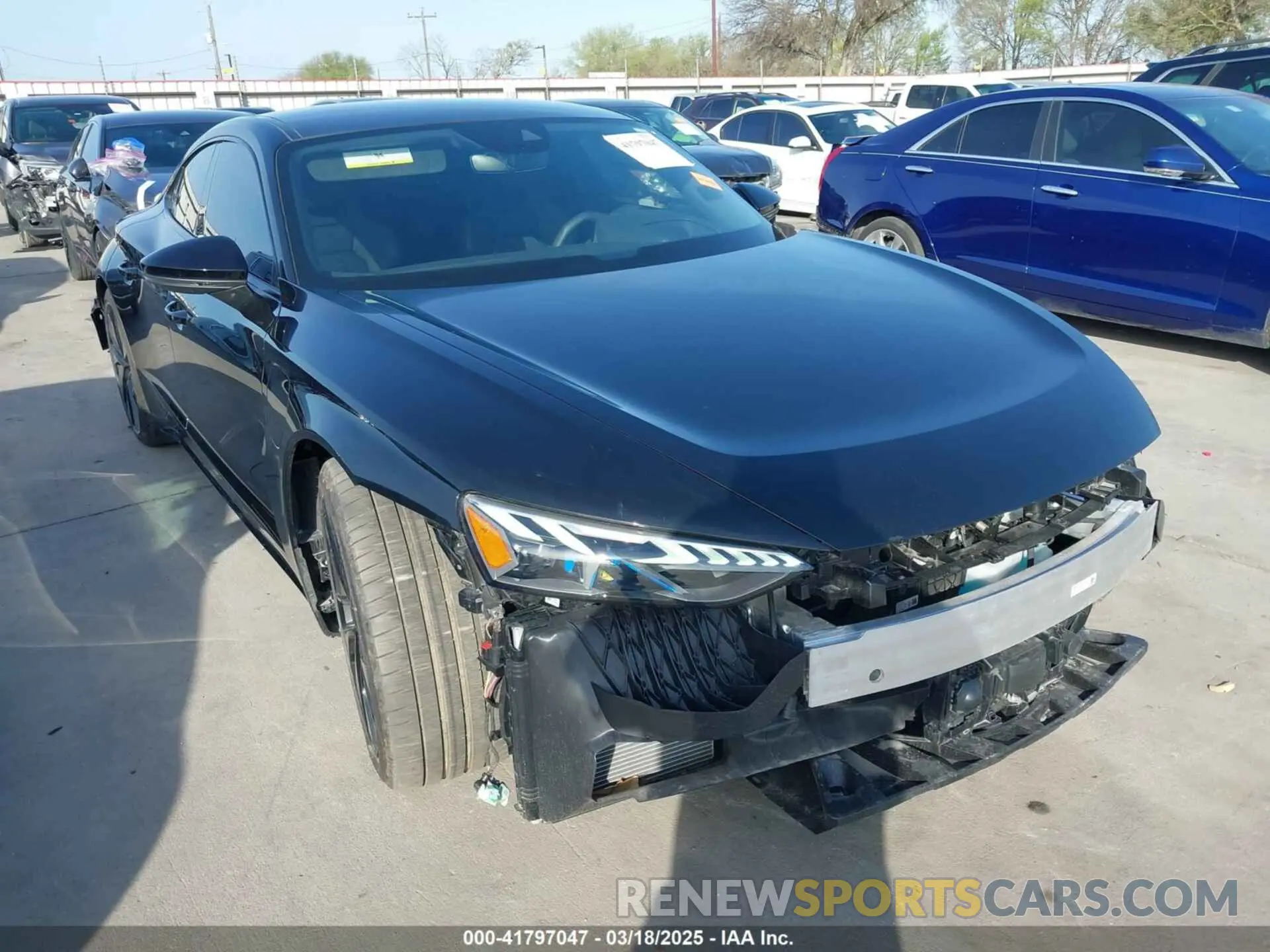 1 Photograph of a damaged car WAUEJBFW6R7002606 AUDI E-TRON GT 2024