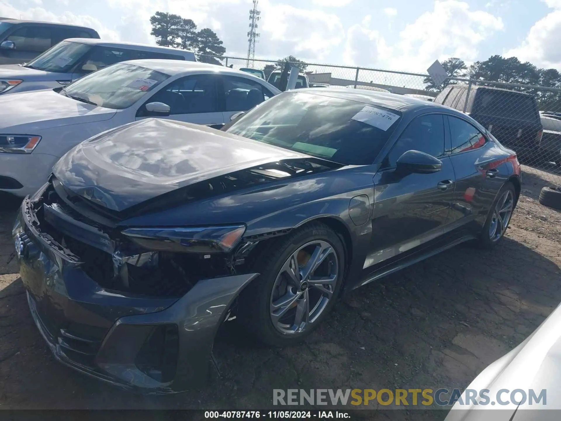 2 Photograph of a damaged car WAUFJBFW0R7000208 AUDI E-TRON GT 2024