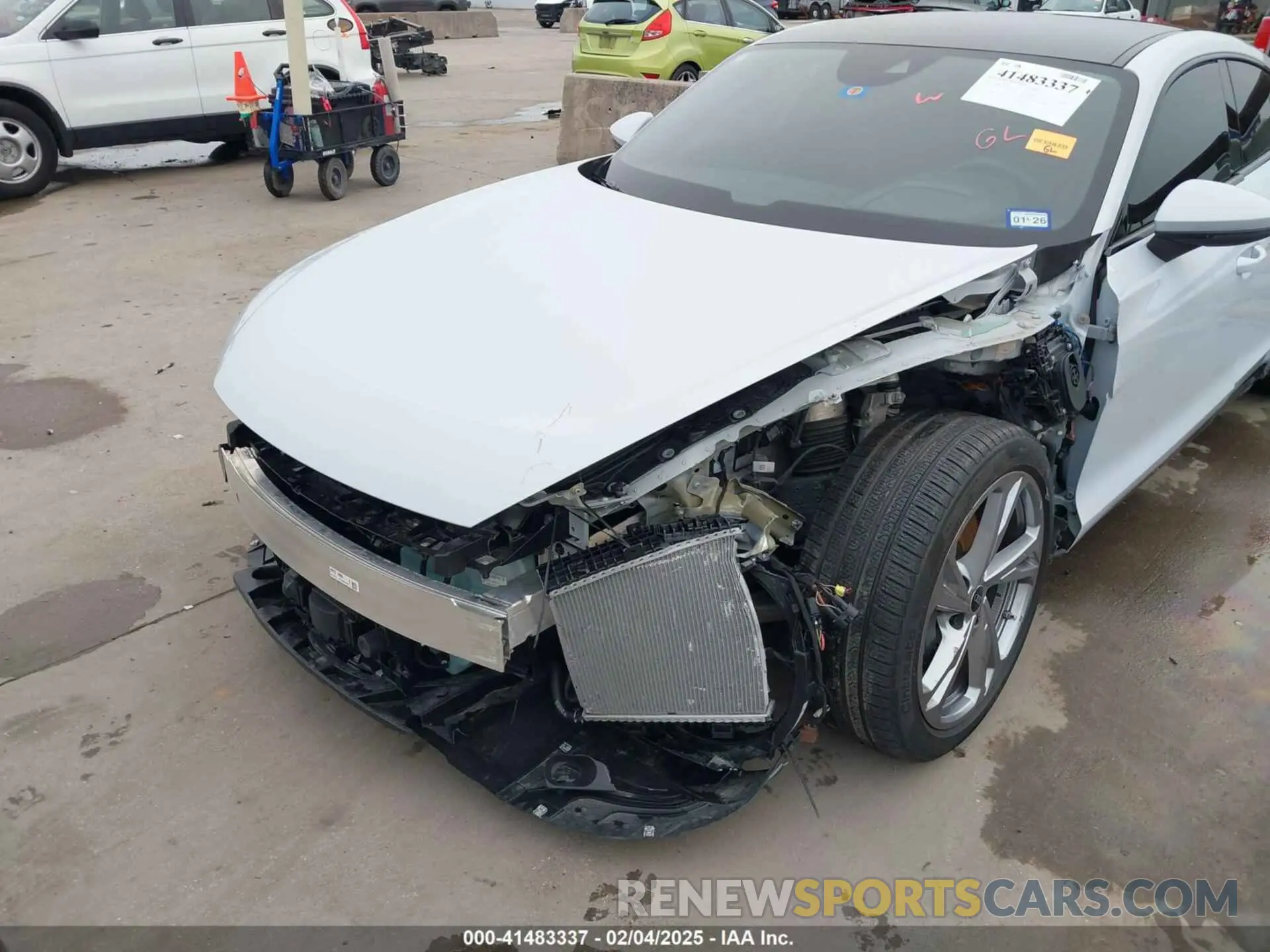 6 Photograph of a damaged car WAUFJBFW1R7000993 AUDI E-TRON GT 2024