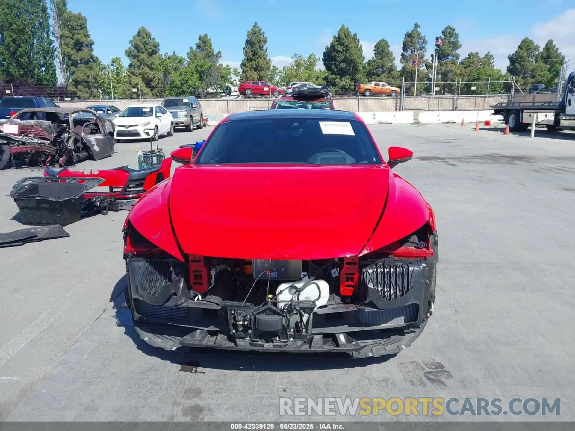 12 Photograph of a damaged car WAUFJBFW2R7000954 AUDI E-TRON GT 2024