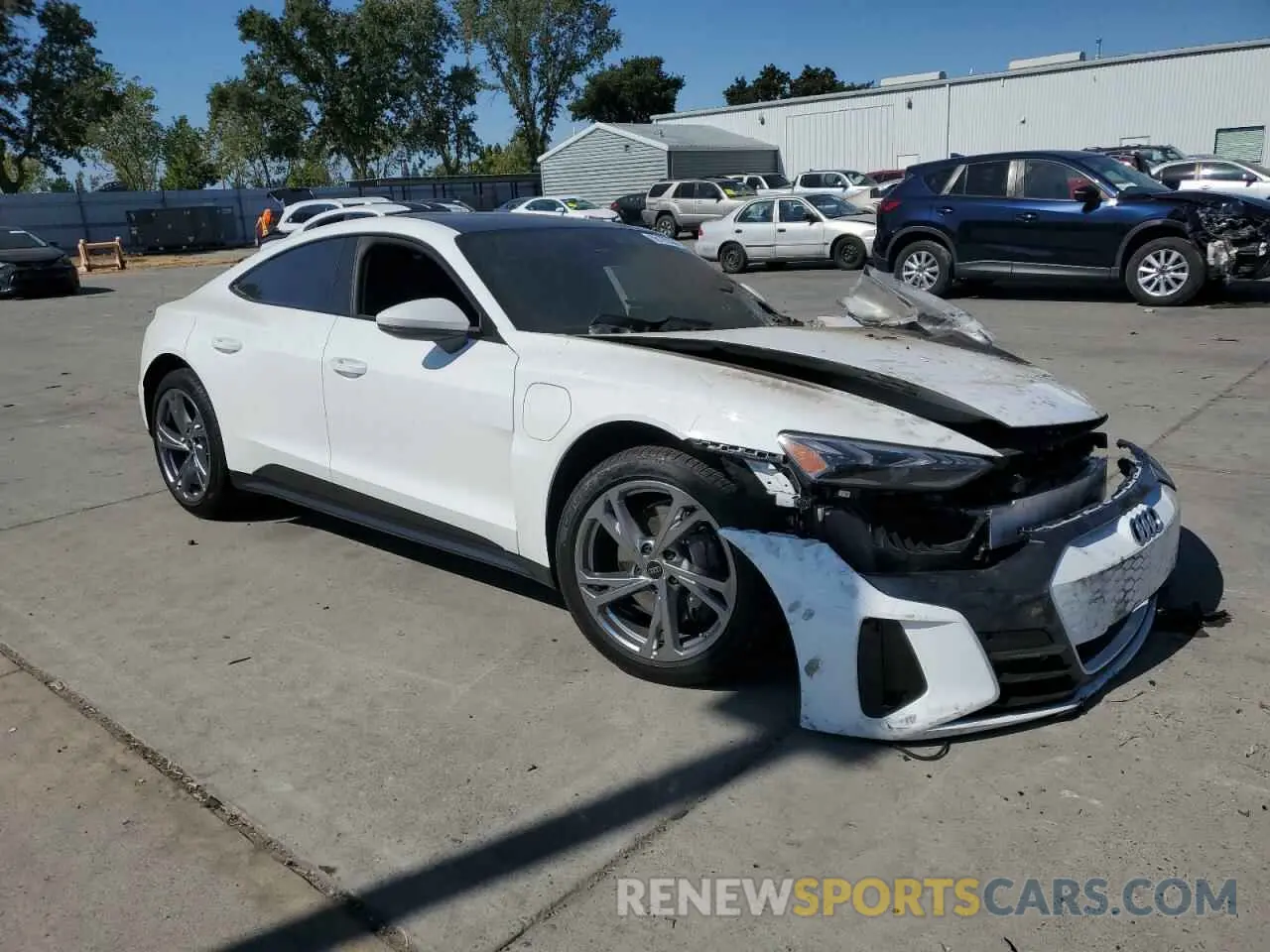 4 Photograph of a damaged car WAUFJBFW6R7002867 AUDI E-TRON GT 2024
