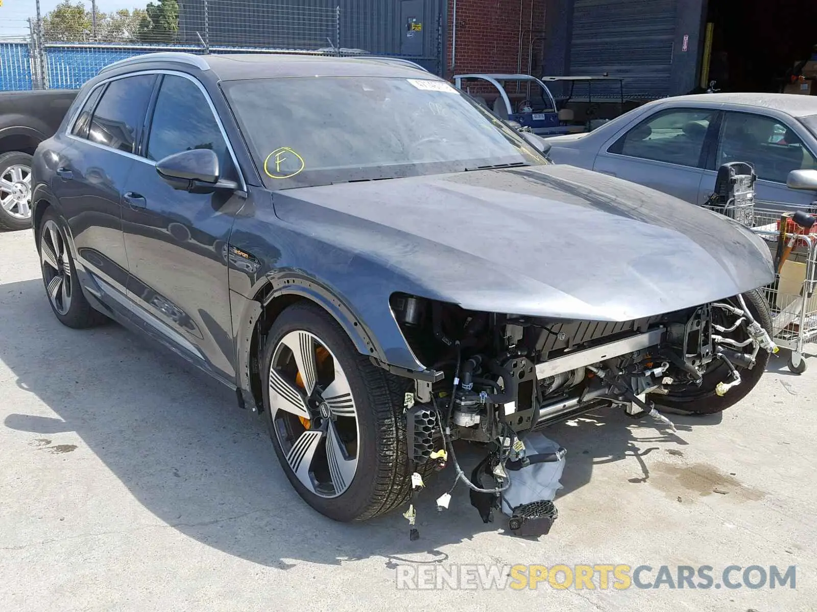 1 Photograph of a damaged car WA1VAAGE4KB006072 AUDI E-TRON PRE 2019