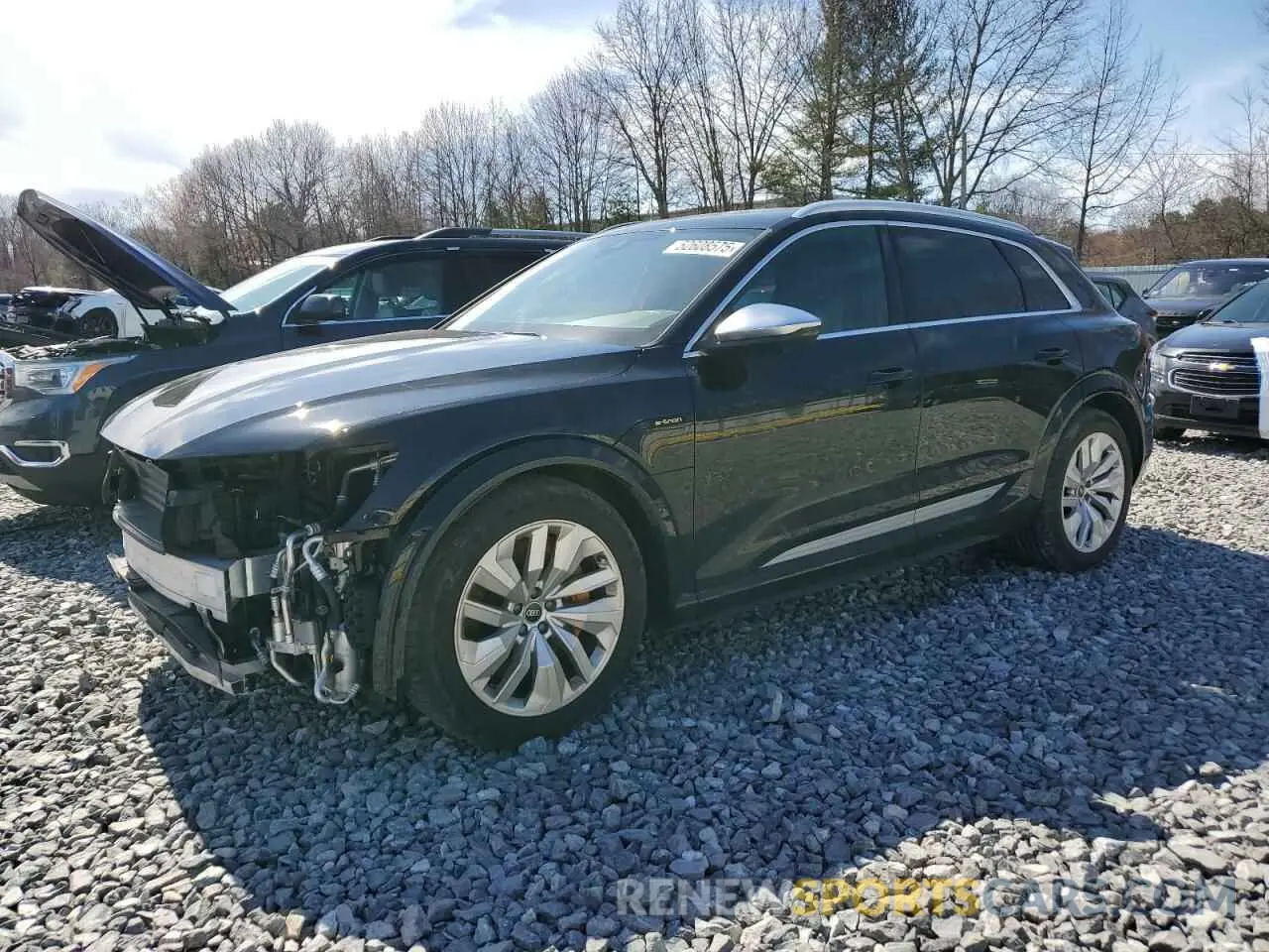 1 Photograph of a damaged car WA1ACBGE0NB038956 AUDI E-TRON S P 2022