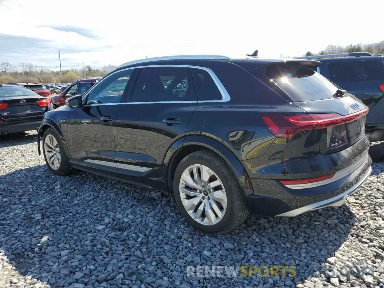 2 Photograph of a damaged car WA1ACBGE0NB038956 AUDI E-TRON S P 2022