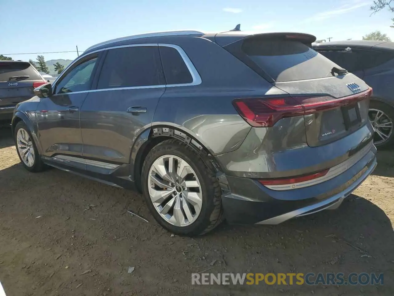 2 Photograph of a damaged car WA1VCBGE5NB039991 AUDI E-TRON S P 2022