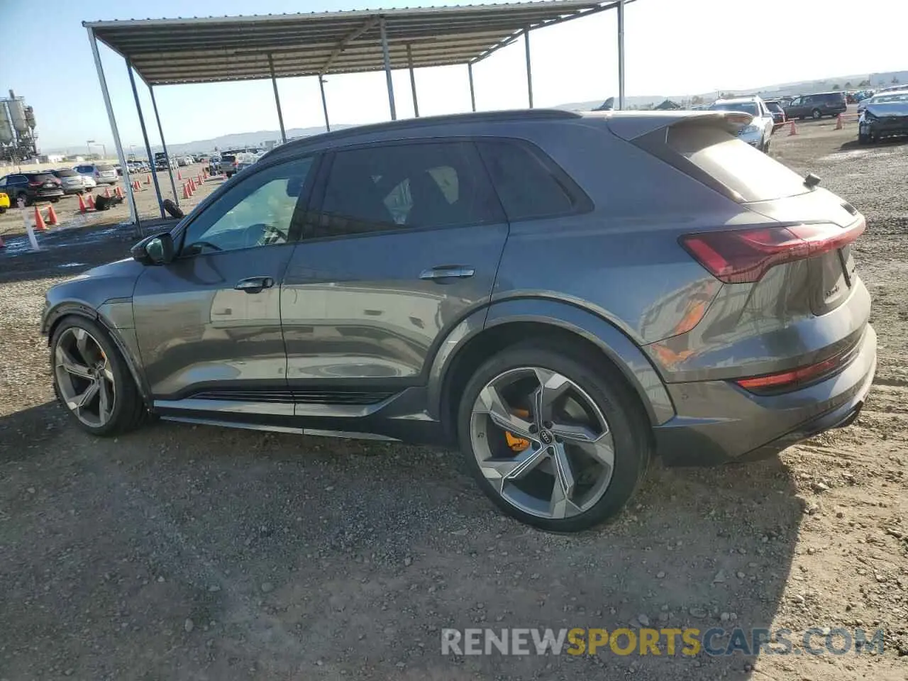 2 Photograph of a damaged car WA1ACBGEXPB010570 AUDI E-TRON S P 2023