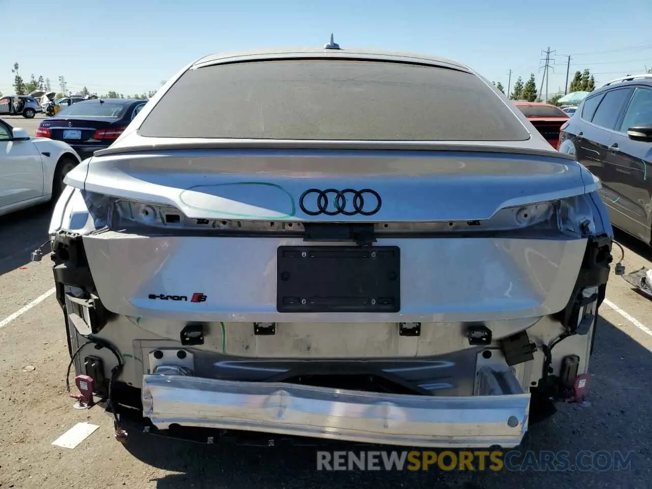 6 Photograph of a damaged car WA11CBGEXNB036762 AUDI E-TRON S S 2022