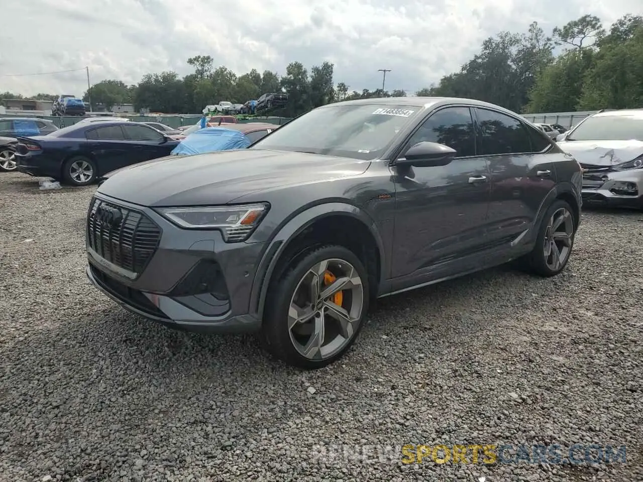 1 Photograph of a damaged car WA13CBGE7NB040728 AUDI E-TRON S S 2022