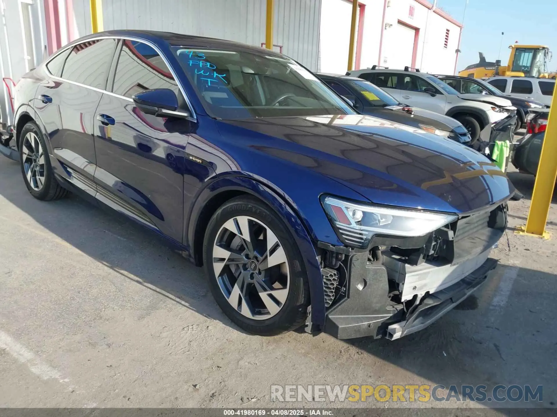 1 Photograph of a damaged car WA12ABGEXMB012339 AUDI E-TRON SPORTBACK 2021